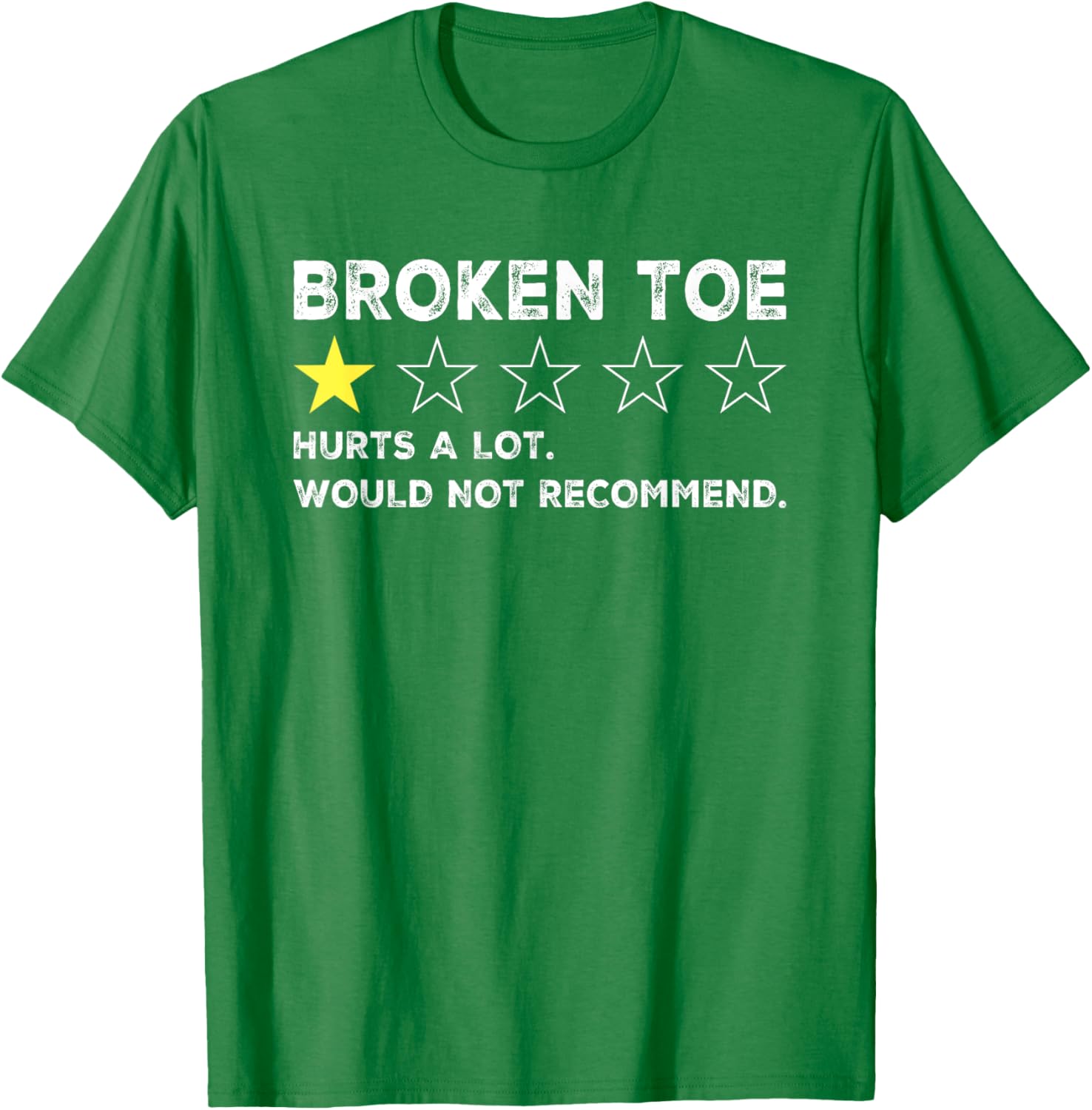 Funny Get Well Soon T-Shirt for Broken Toe Injury Recovery Humor - 20