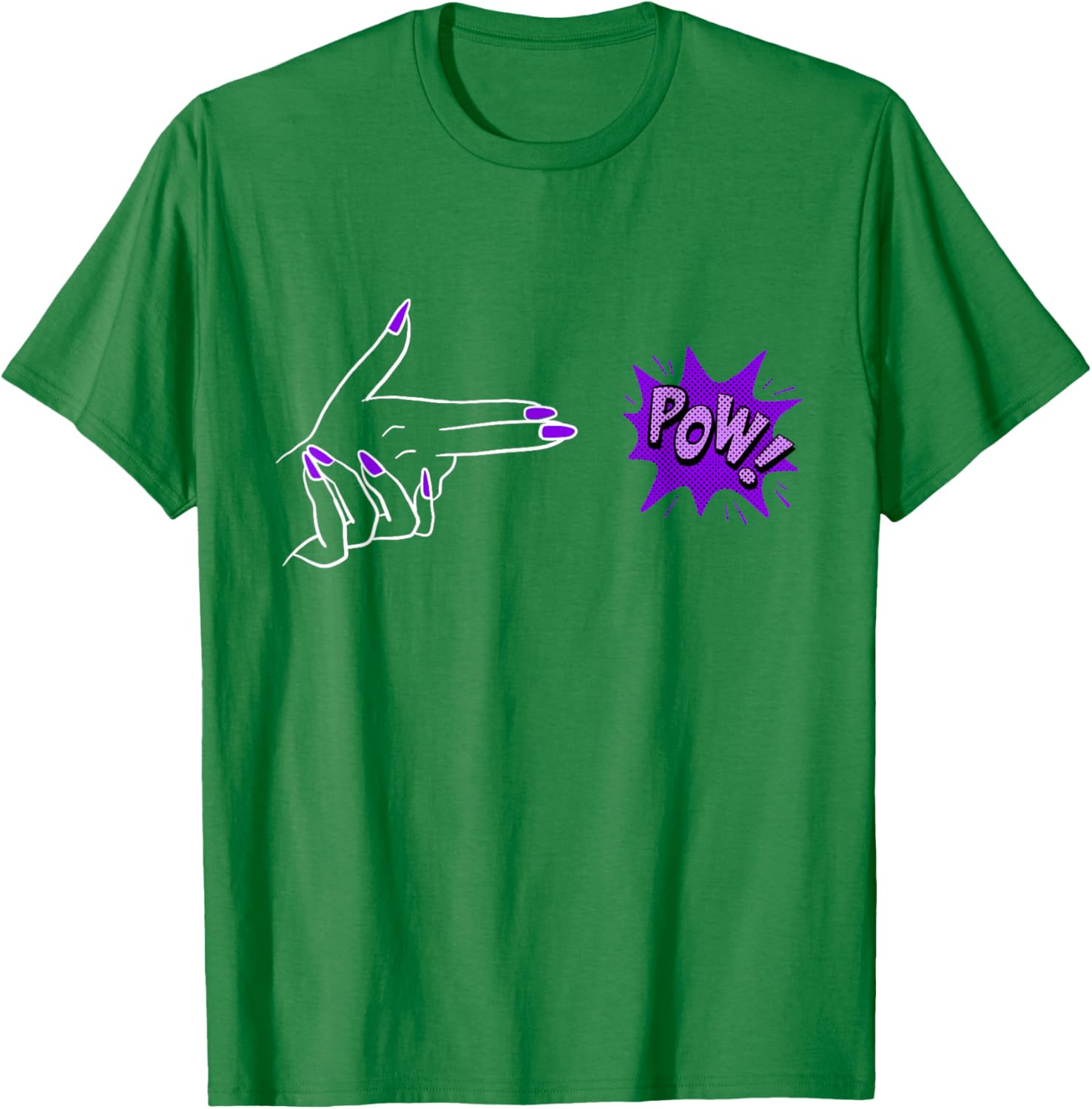 Purple Boy Bye Graphic T-Shirt for Trendy Casual Style and Comfort - 3