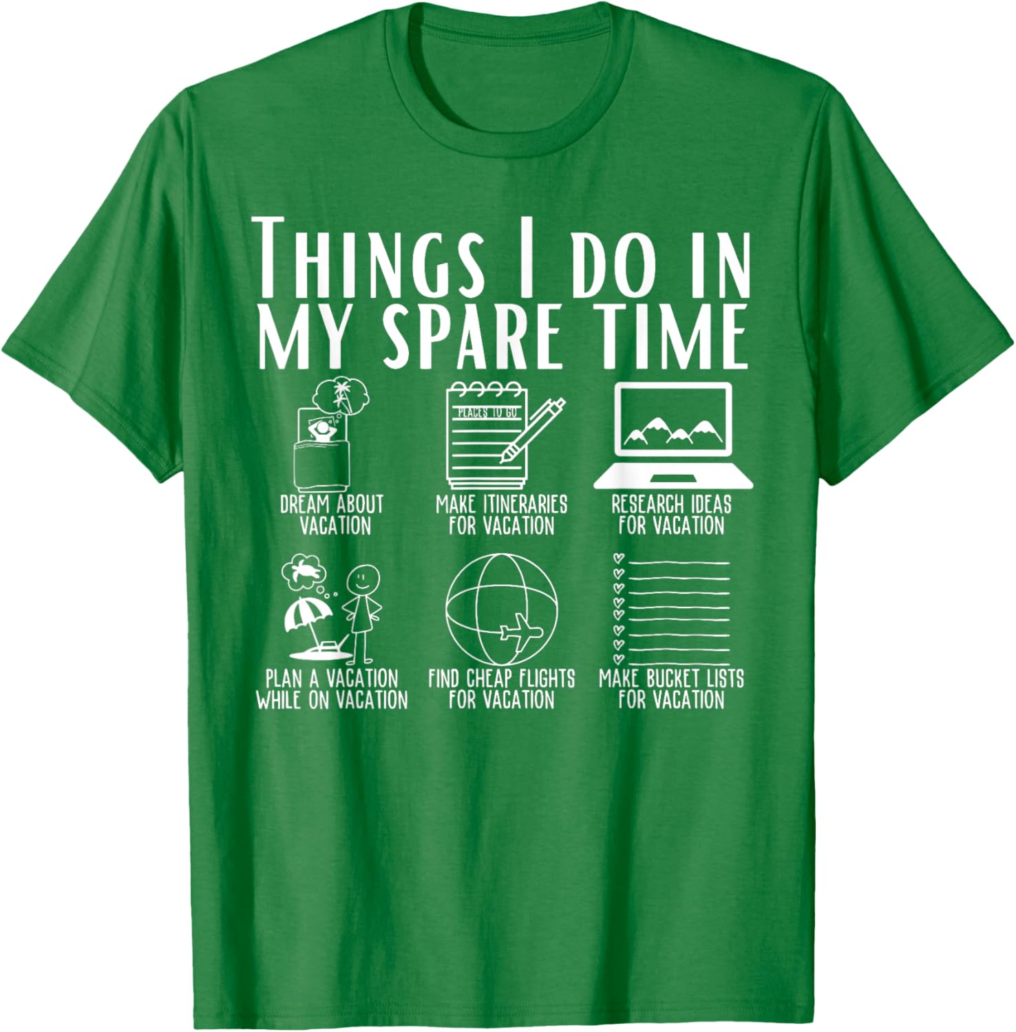 Funny Travel Adventure T-Shirt for Spare Time Explorers and Adventurers - 4