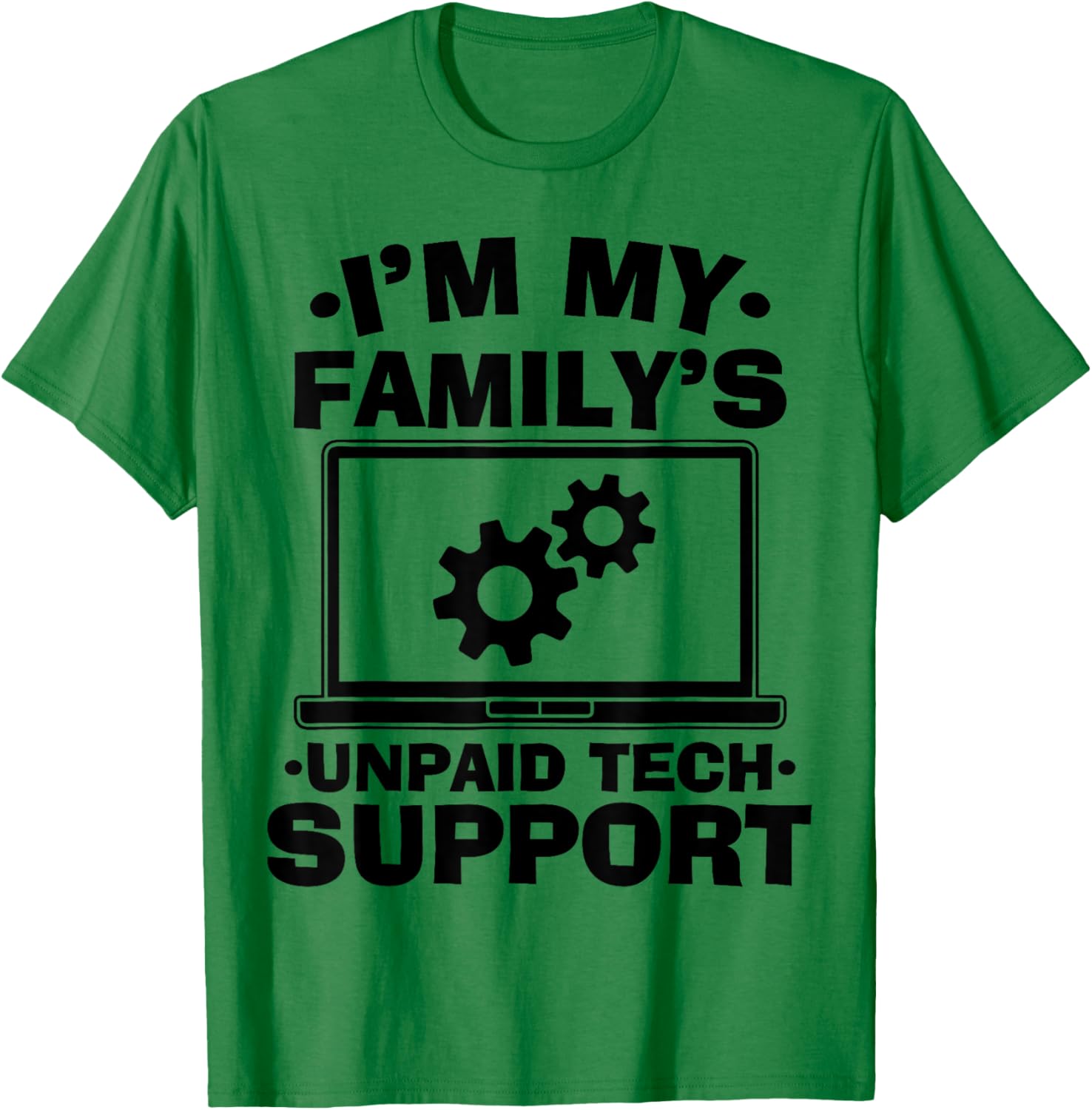 Funny Computer Engineer Unpaid Tech Support T-Shirt for Family Fun - 7