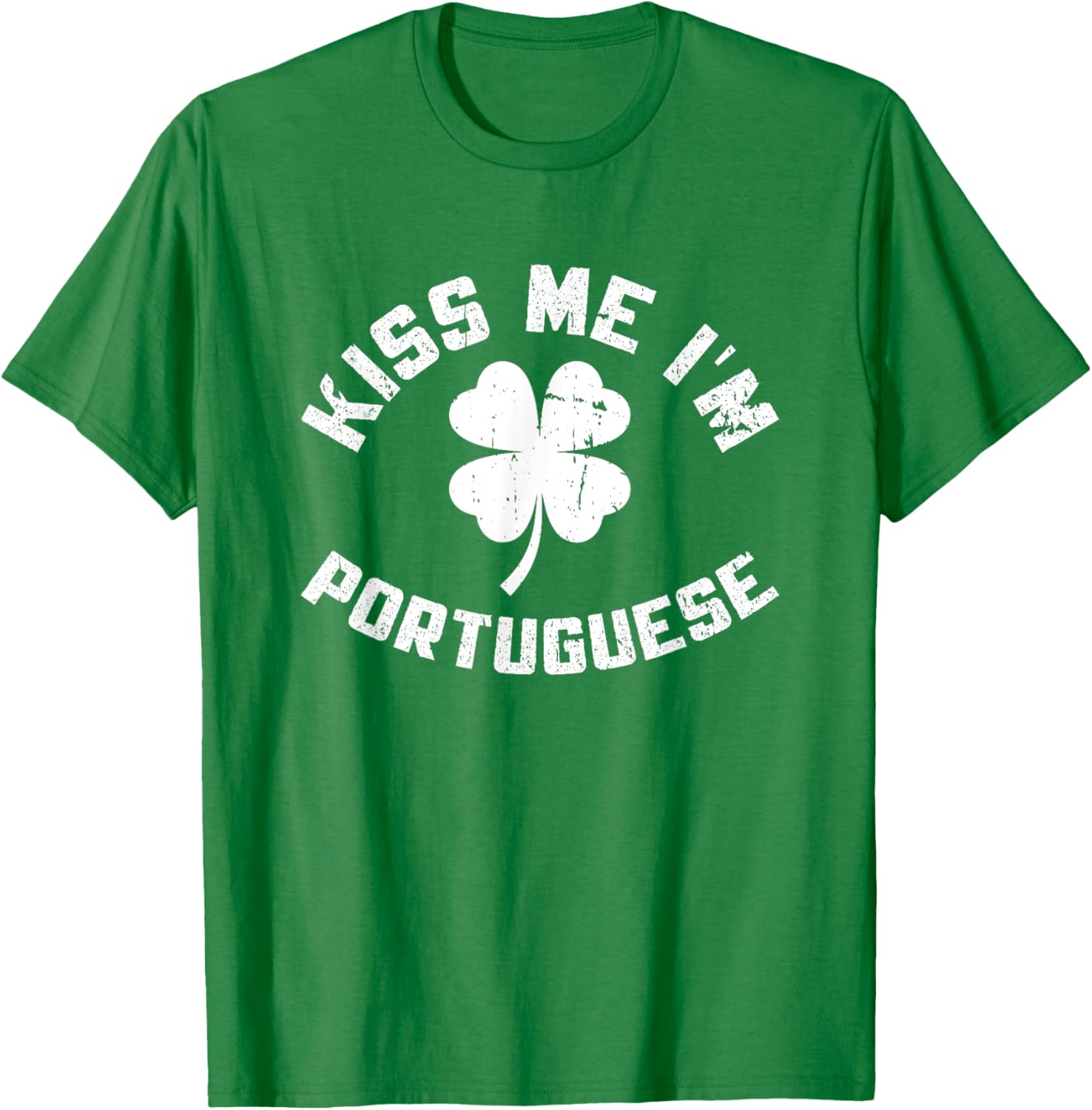 Kiss Me I'm Portuguese St. Patrick's Day T-Shirt for Fun Celebrations - 2
