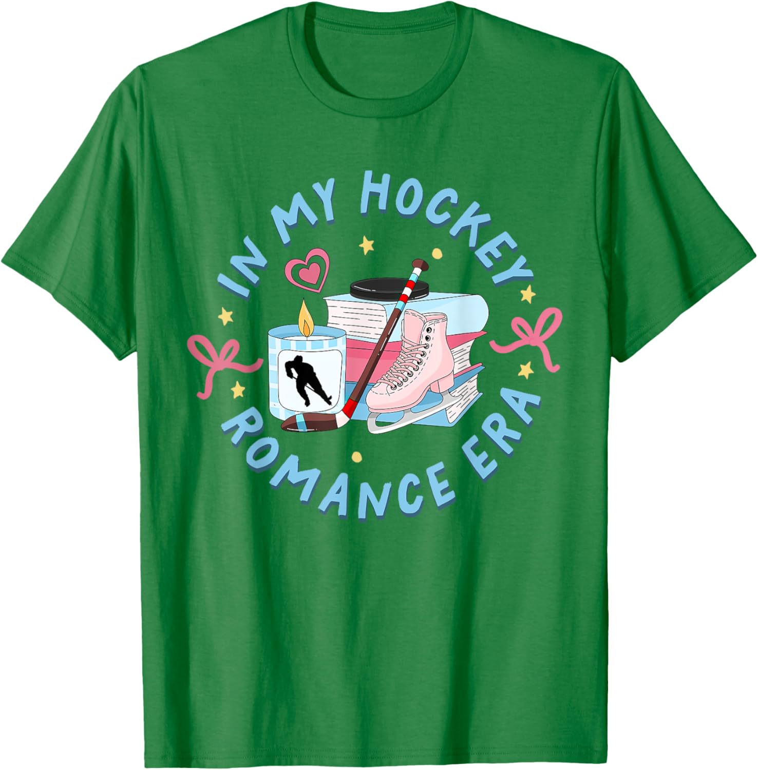 Funny Hockey Romance Reader T-Shirt for Sport Lovers and Fans - 4