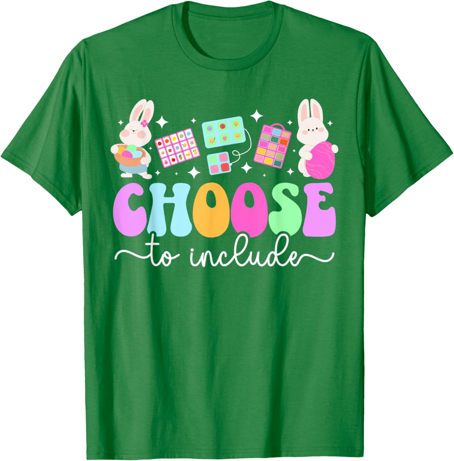 Groovy Easter Bunny T-Shirt for Special Education Teachers - Fun & Cute Design - 12