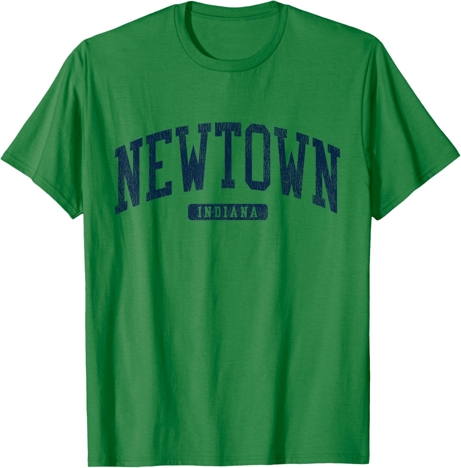 Newtown Indiana College Style Blue T-Shirt for School Spirit and Comfort - 15