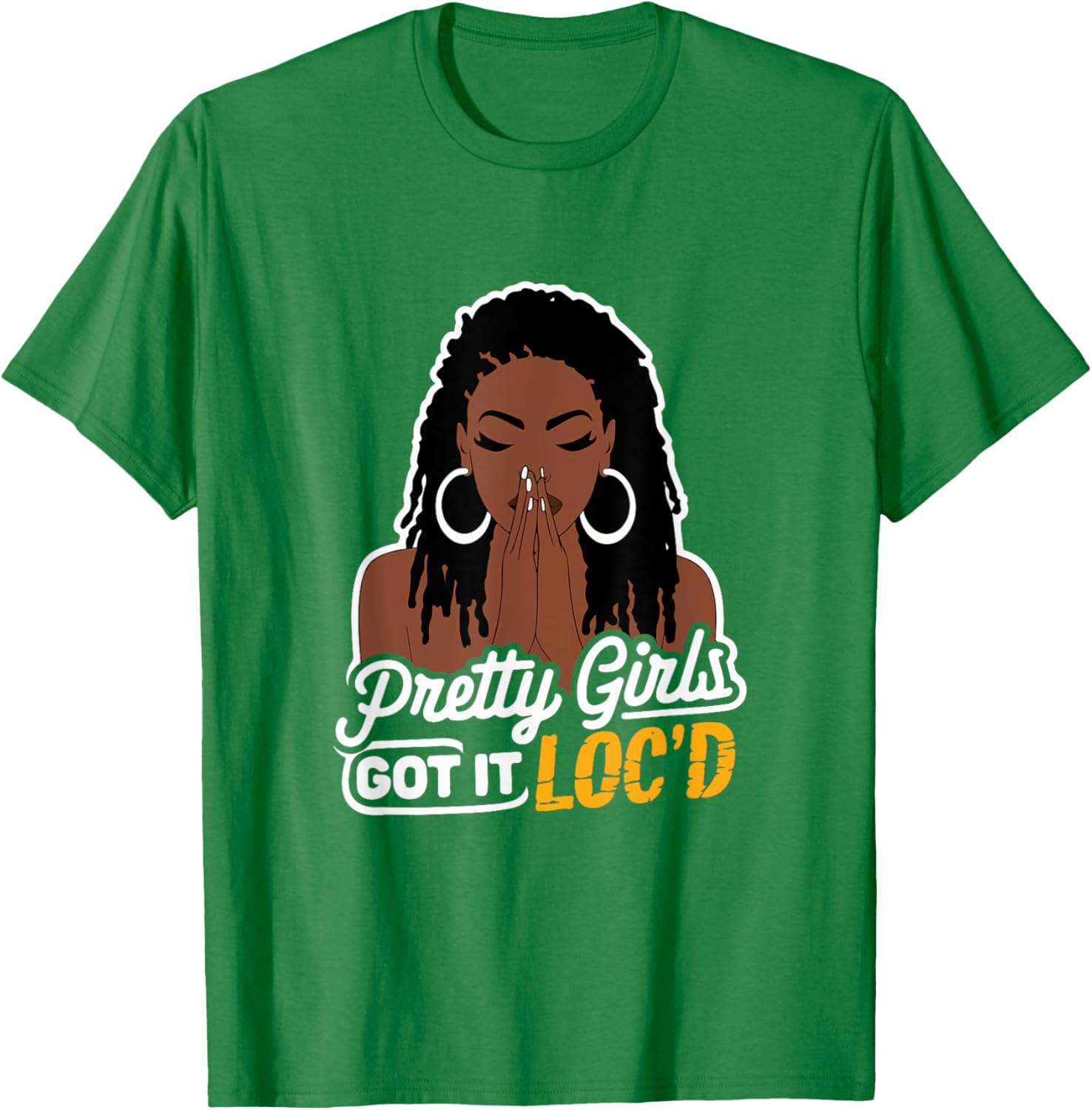 Pretty Girls Got It Loc'd T-Shirt for Melanin Women with Dreadlocks - 21