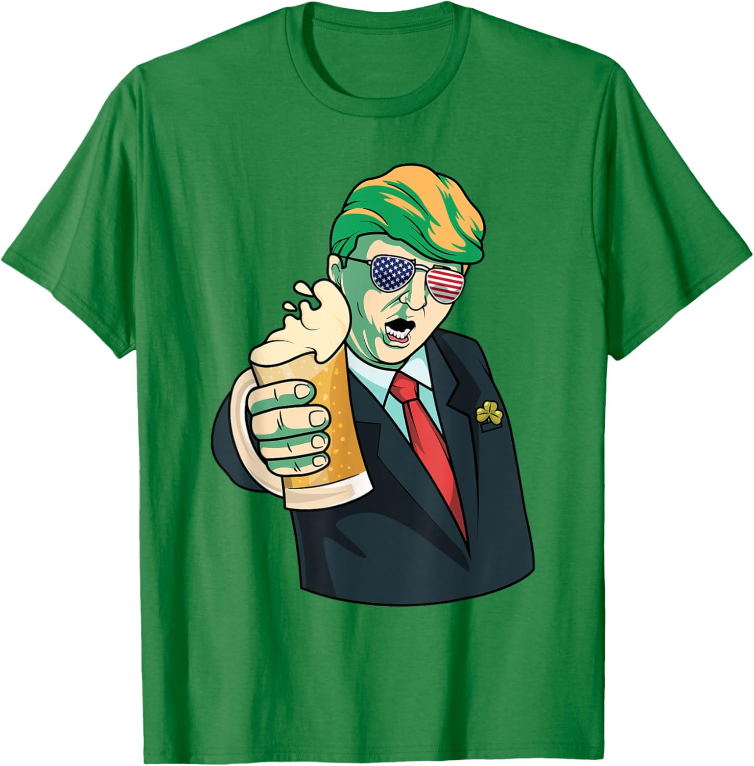 Lucky Donald St Patricks Day T-Shirt for Fun Holiday Cheers - 3