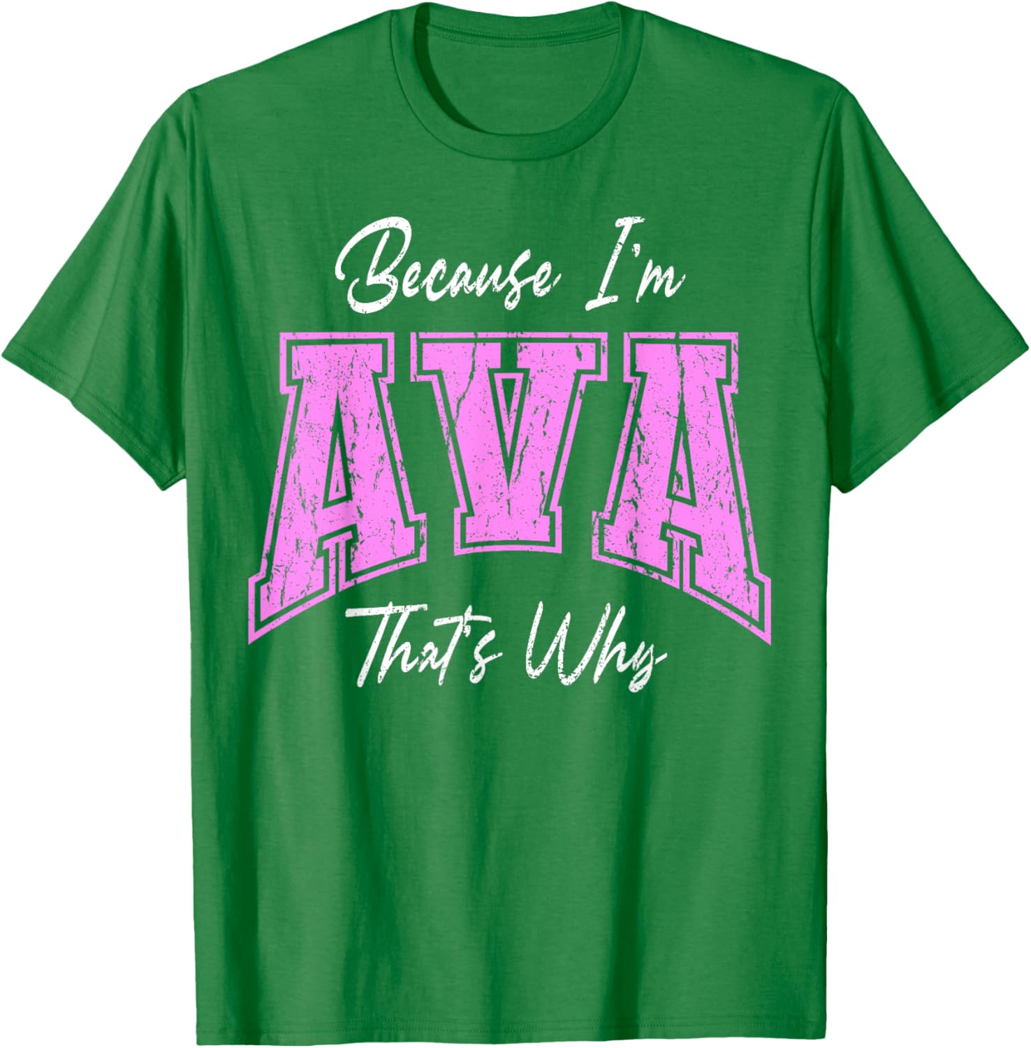 Funny Because I'm Ava Confident Novelty T-Shirt for Unique Style - 2