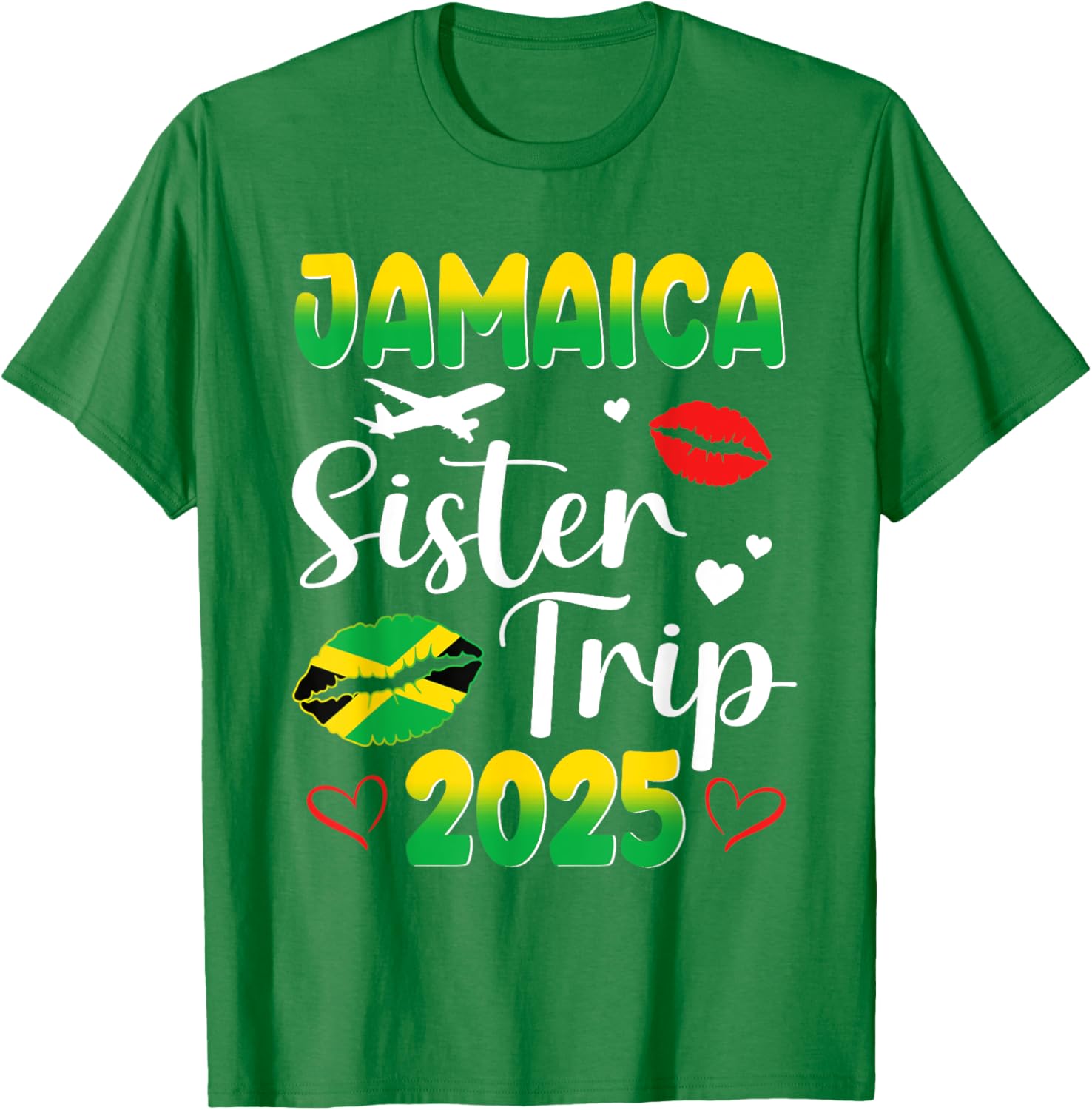 Sister's Trip Jamaica 2025 Matching T-Shirt for Friends Vacation Fun - 9