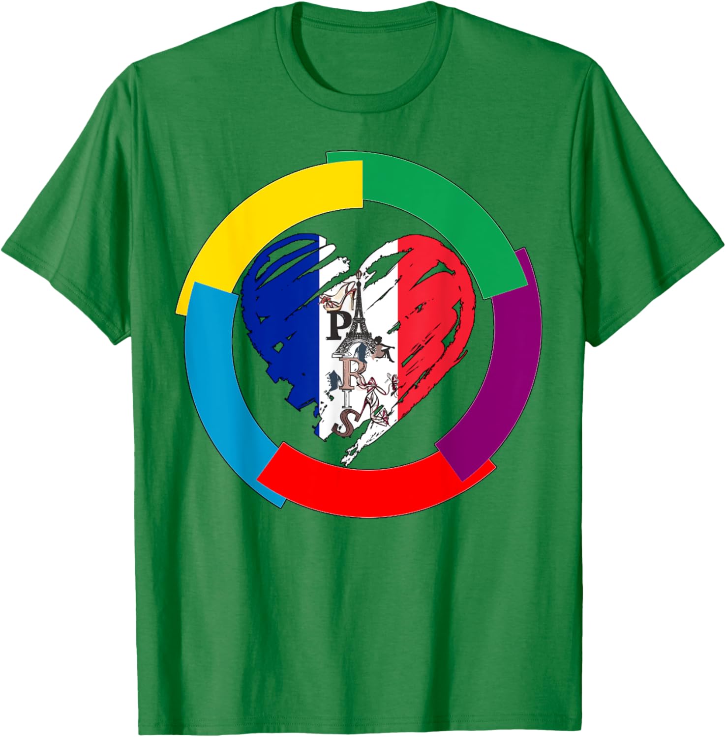 Celebrate French Language Day with Heart T-Shirt for La Francophonie - 4