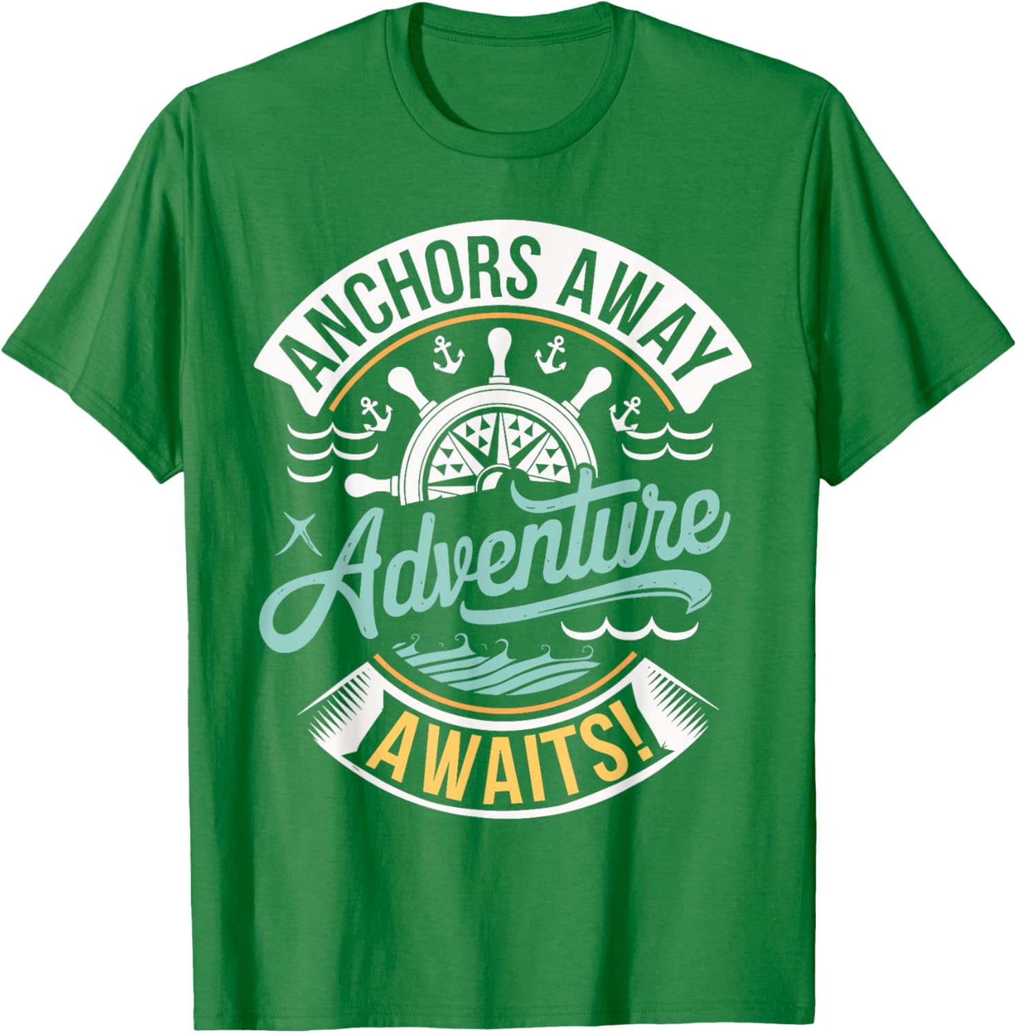 Anchors Away Nautical Adventure T-Shirt for Sea Lovers and Explorers - 8