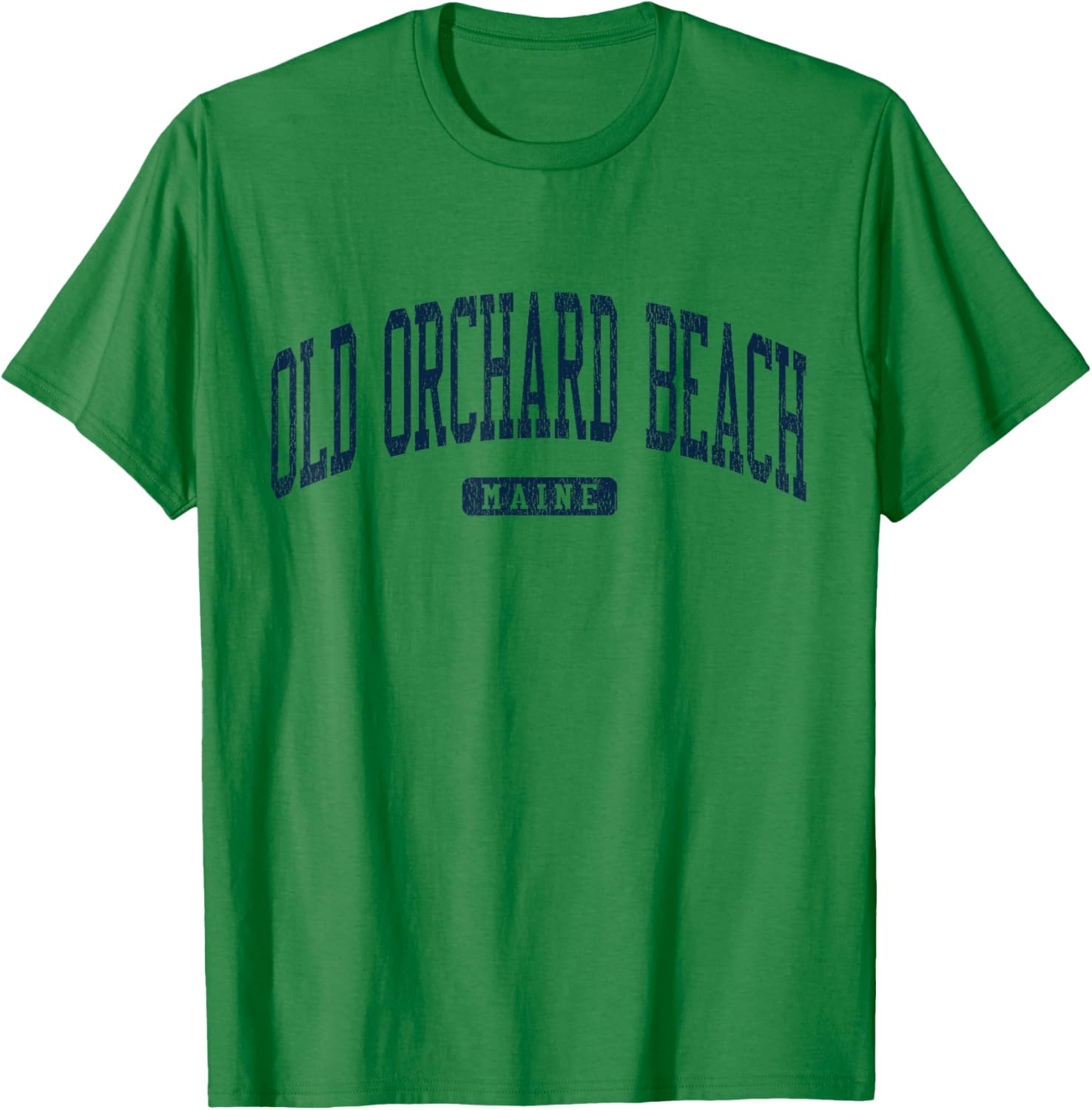 Old Orchard Beach Maine College Style Blue T-Shirt for Casual Wear - 3