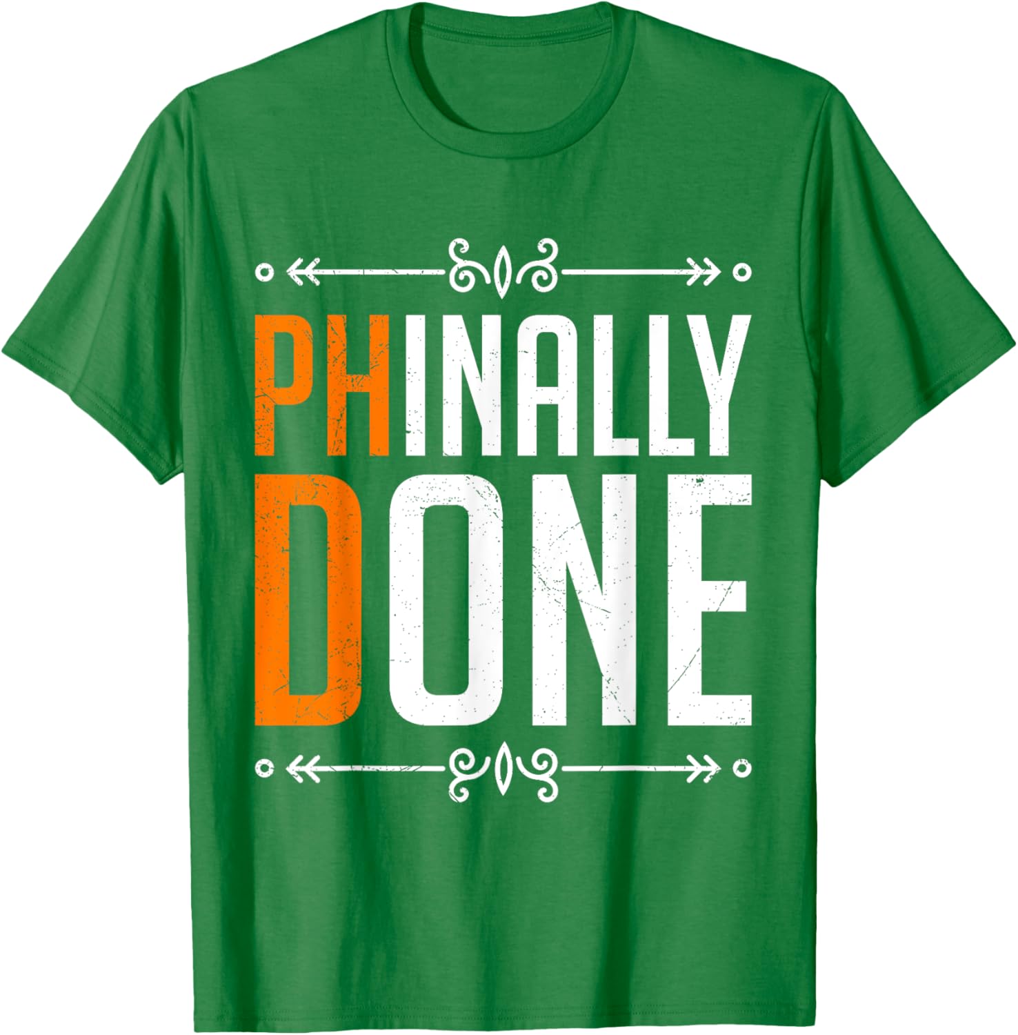 Doctorate PHINALLY DONE Funny Dissertation T-Shirt for Graduates - 14