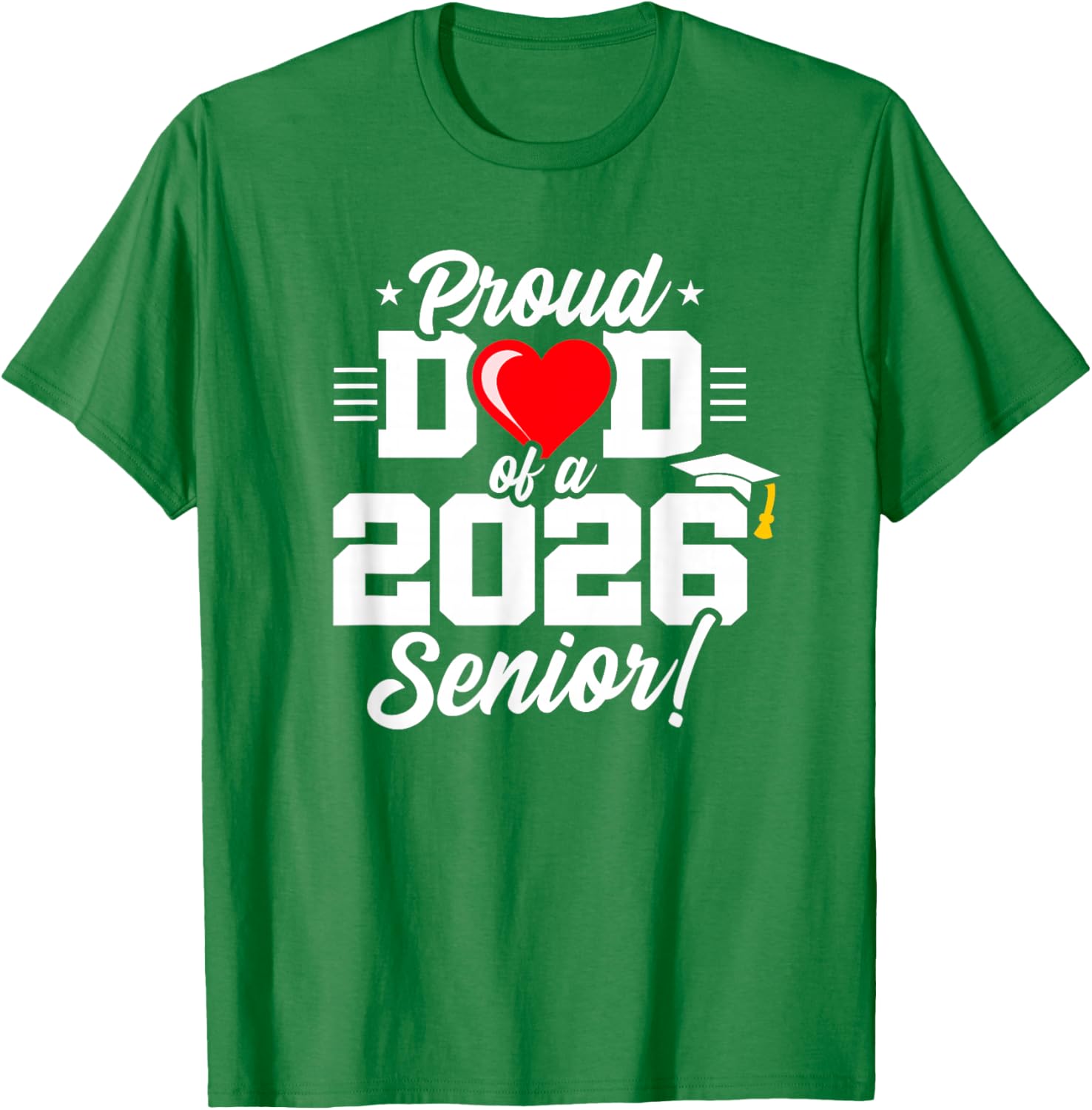 Proud Dad Class of 2026 Senior Year T-Shirt for Graduation Celebrations - 2