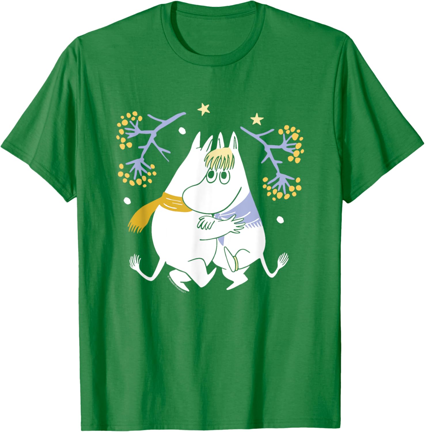 Moomin Moomintroll and Snorkmaiden Winter Dance T-Shirt for Kids - 9