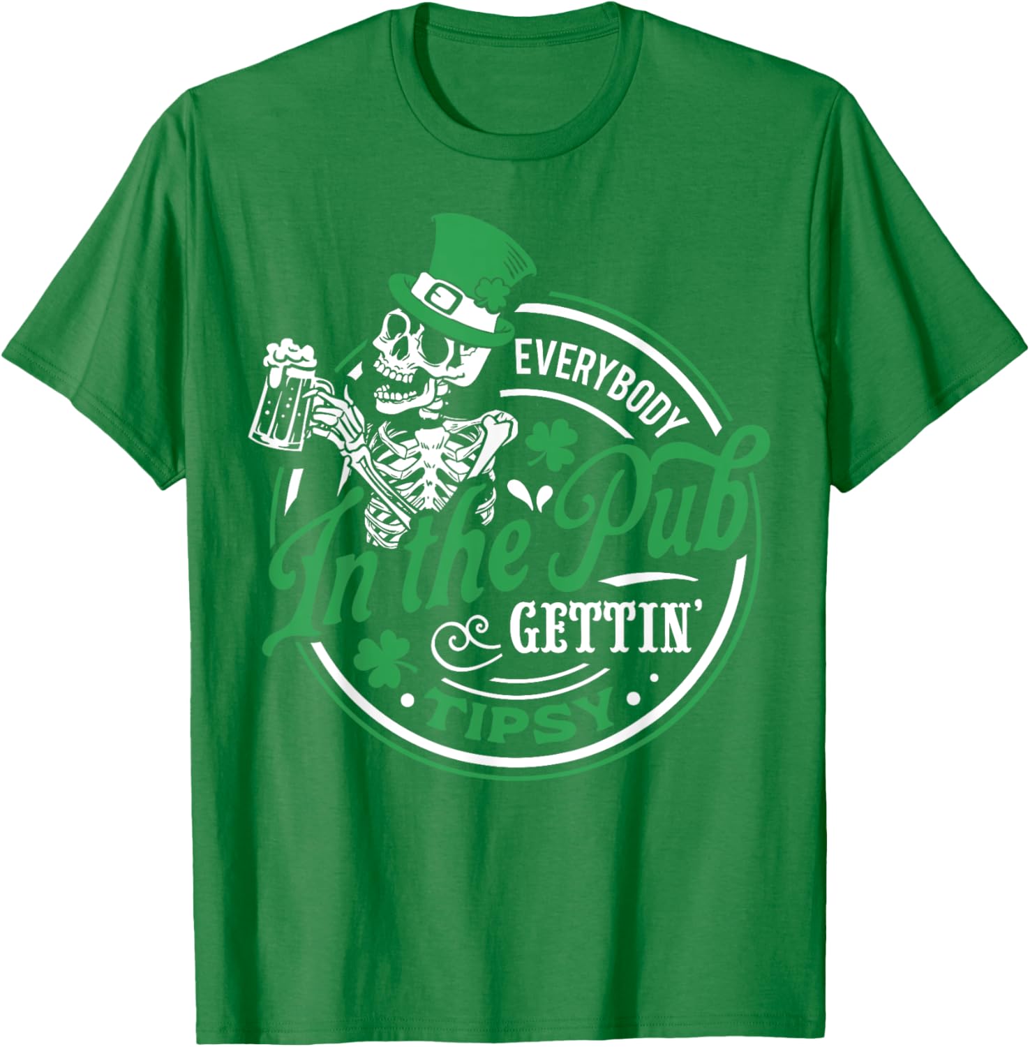 Tipsy St Patricks Day T-Shirt for Men and Women - Fun Pub Celebration Wear - 4