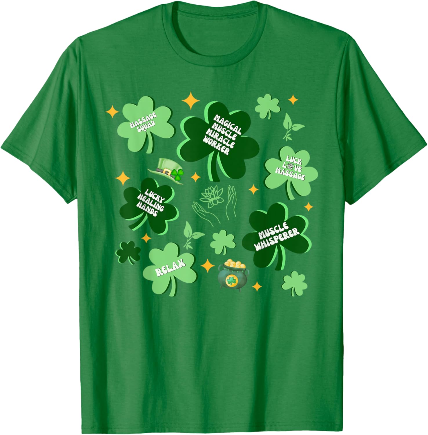 St Patricks Day Massage Therapist Graduation T-Shirt for LMTs - 2