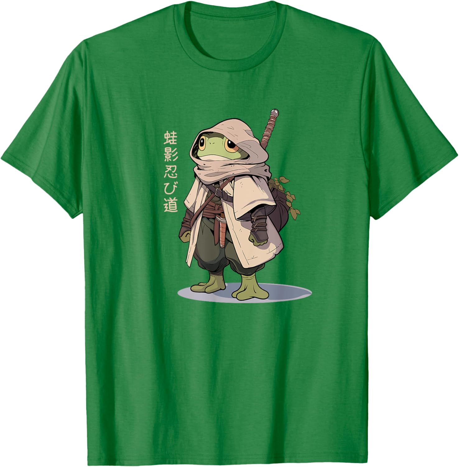 Japanese Frog Warrior Ninja T-Shirt - Unique Artwork for Animal Lovers - 1