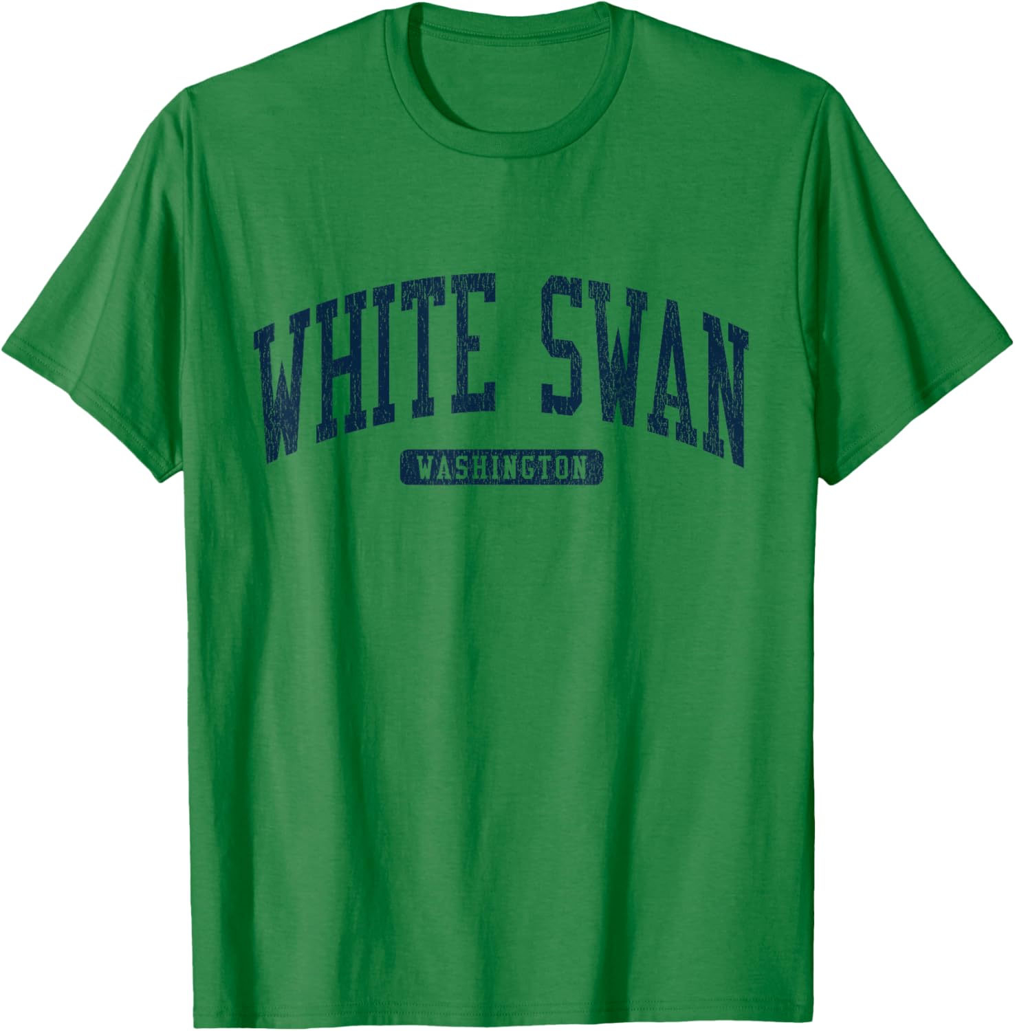 White Swan College University Style Blue T-Shirt for Washington WA Fans - 10