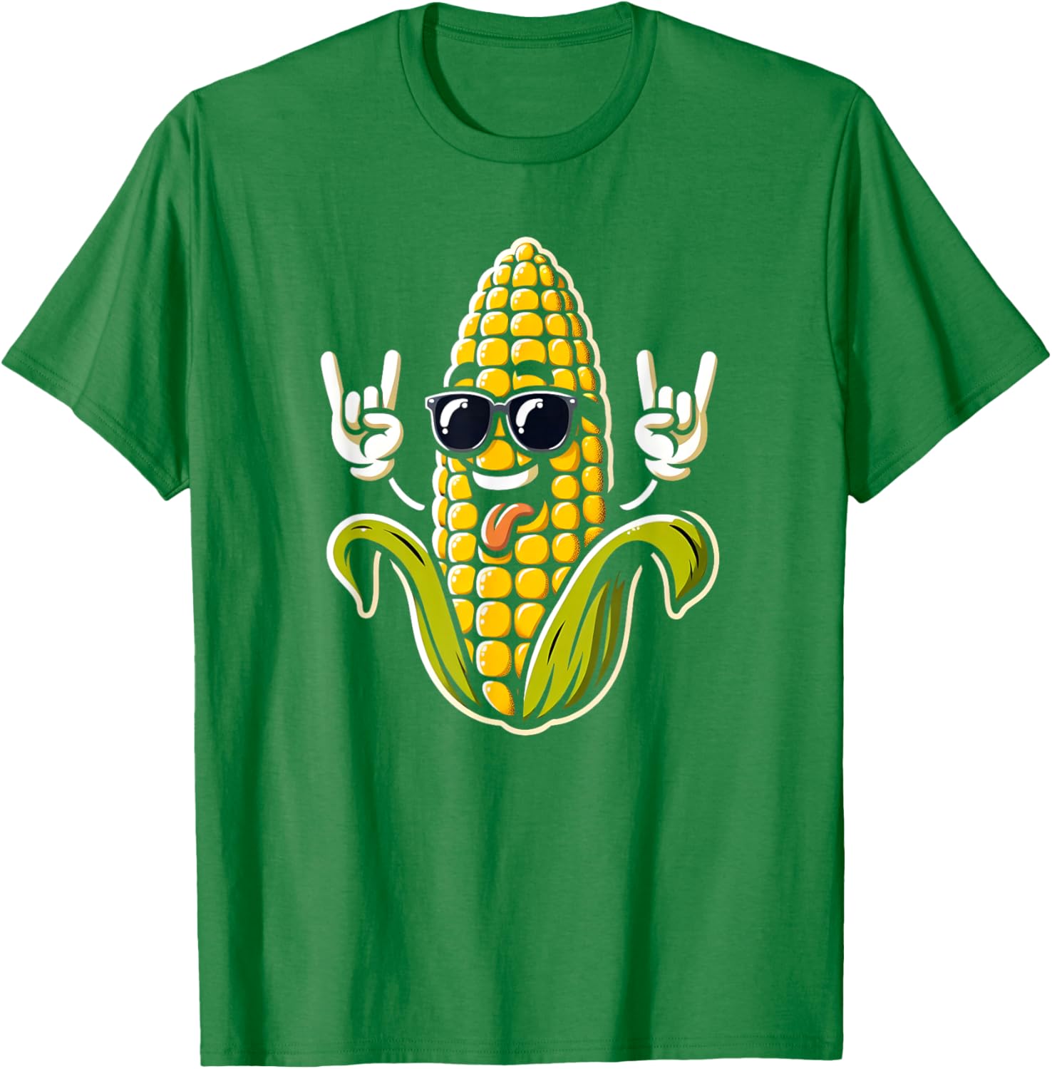 Rock On Corn Sweet Corn Lover T-Shirt for Fun Summer Style - 3