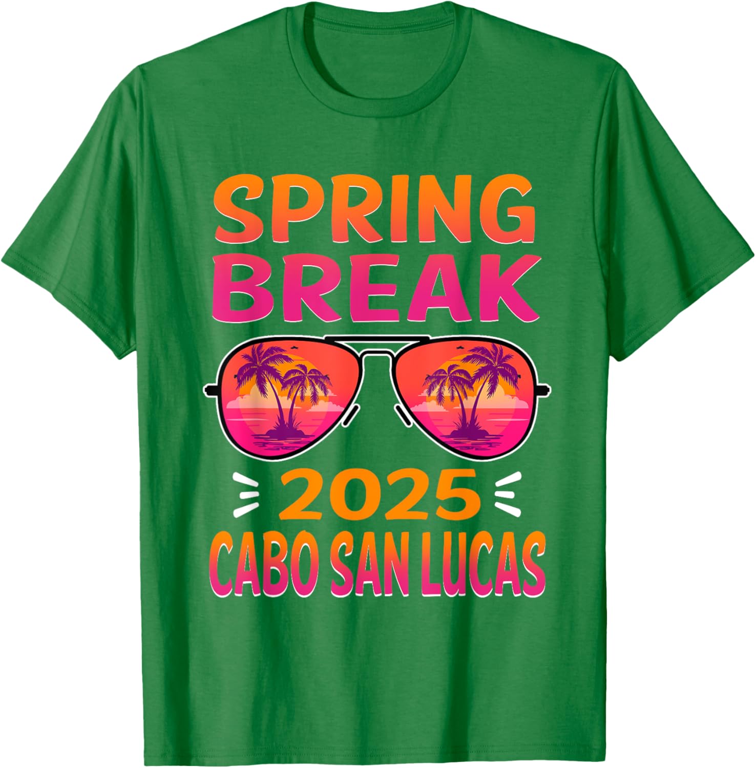 Spring Break Cabo San Lucas 2025 Retro T-Shirt for Beach Lovers - 2