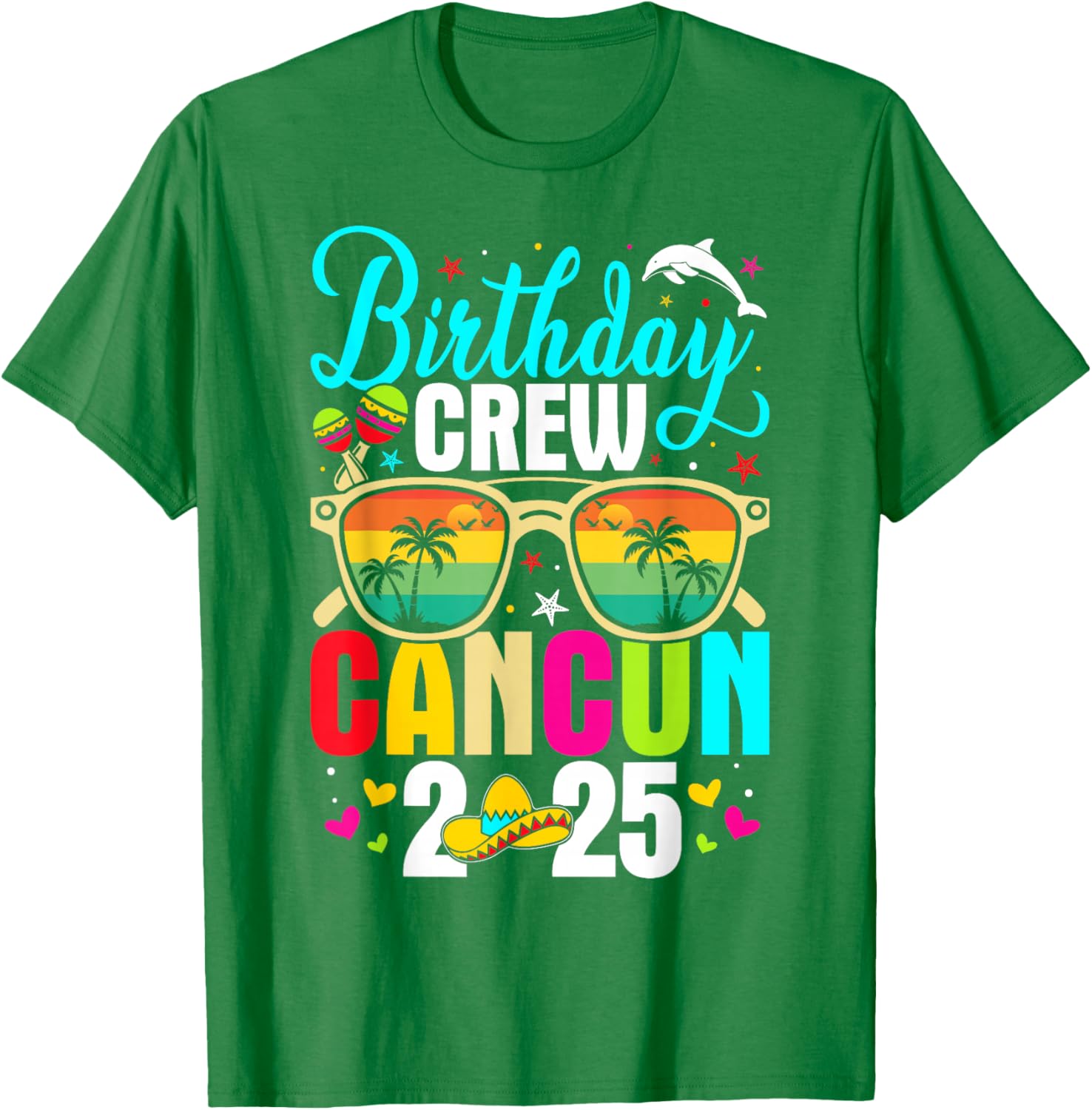 Fun Matching Cancun Birthday Boy Trip T-Shirt for 2025 Celebration - 2
