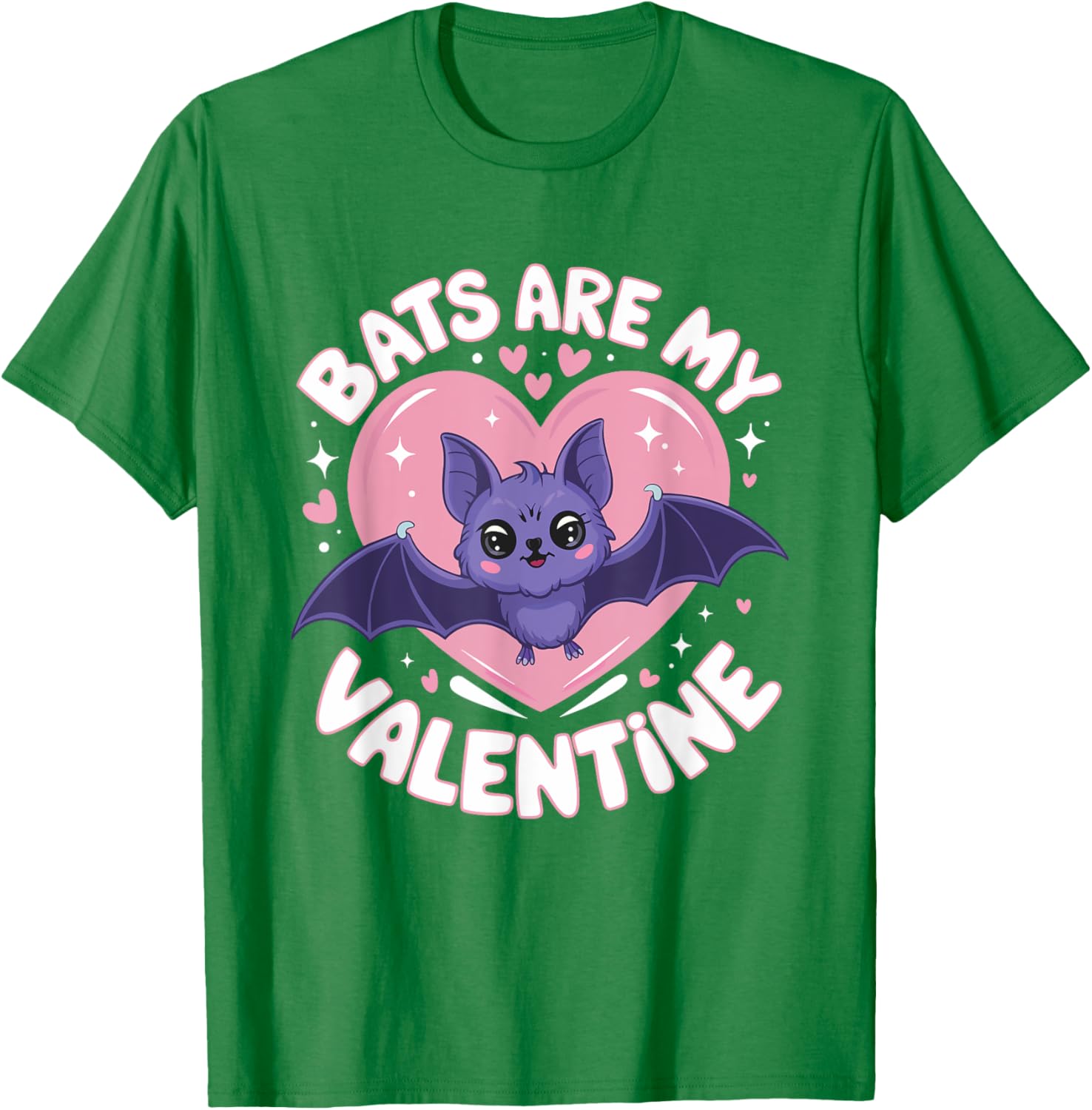 Pastel Goth Bat T-Shirt for Girls - Valentine's Day Cute Spooky Fashion - 7