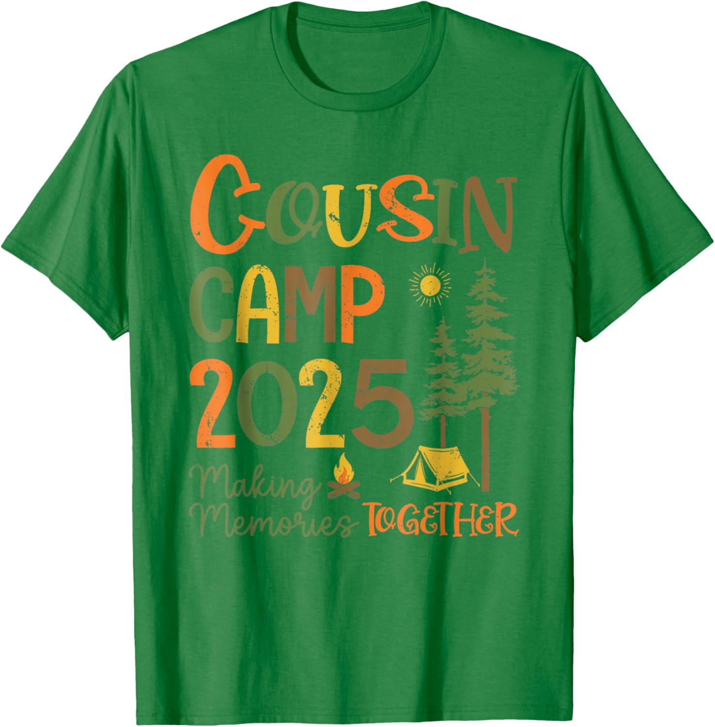 Cousin Camp 2025 Matching T-Shirts for Family Fun and Memories - 22