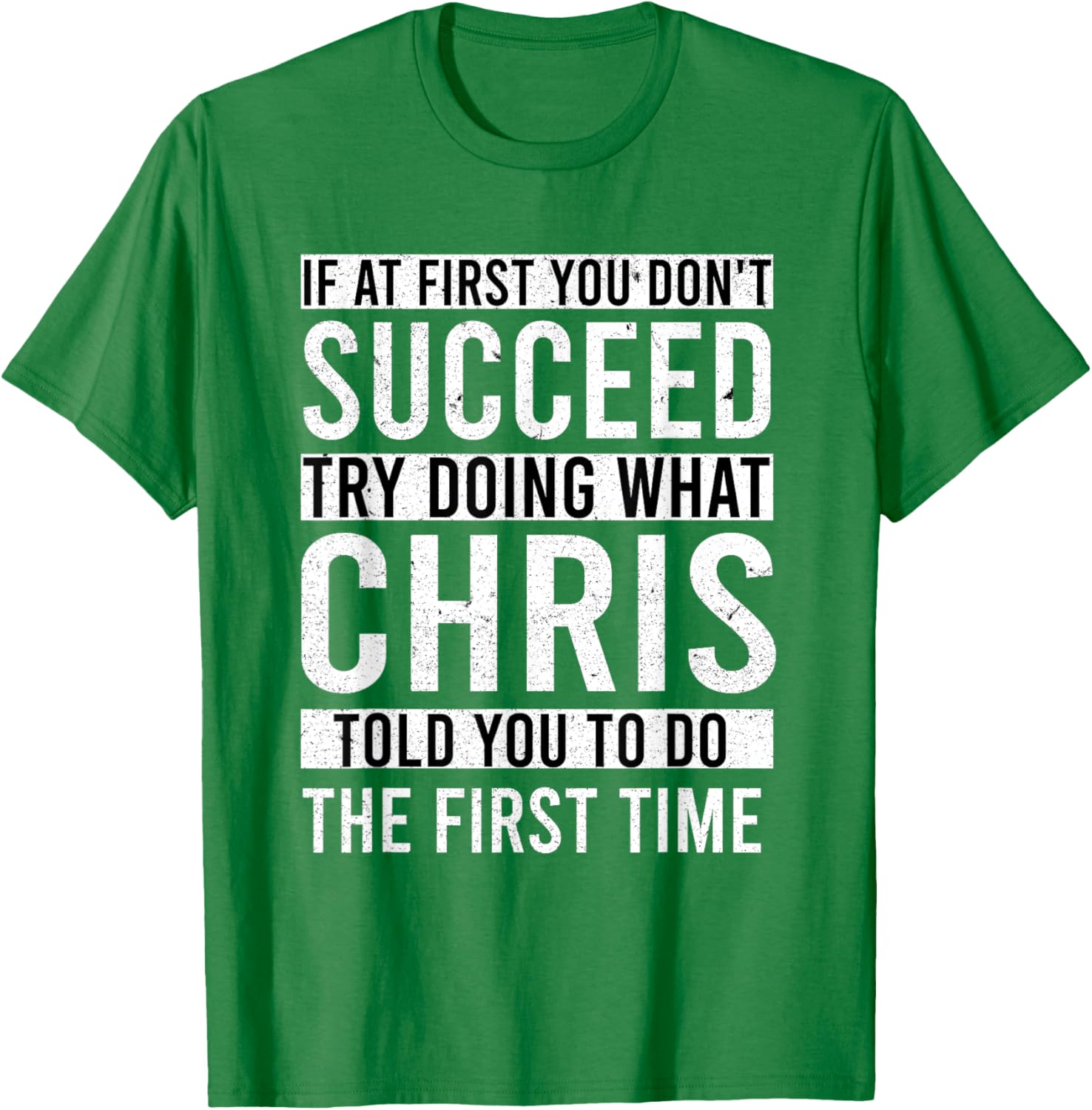 Funny Personalized CHRIS T-Shirt Gift for Dad - Unique Men's Apparel - 25