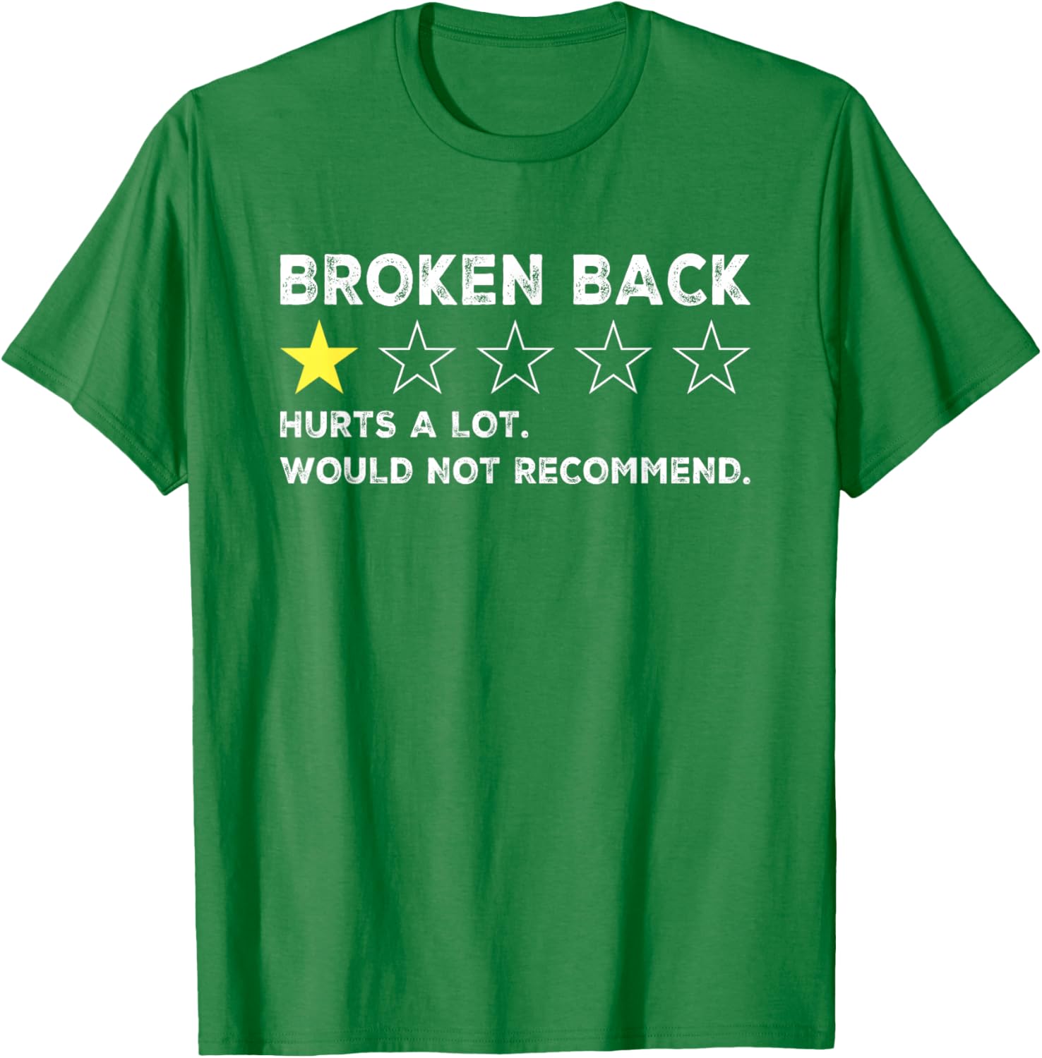 Funny Get Well Soon T-Shirt for Broken Back Spine Injury Recovery - 15