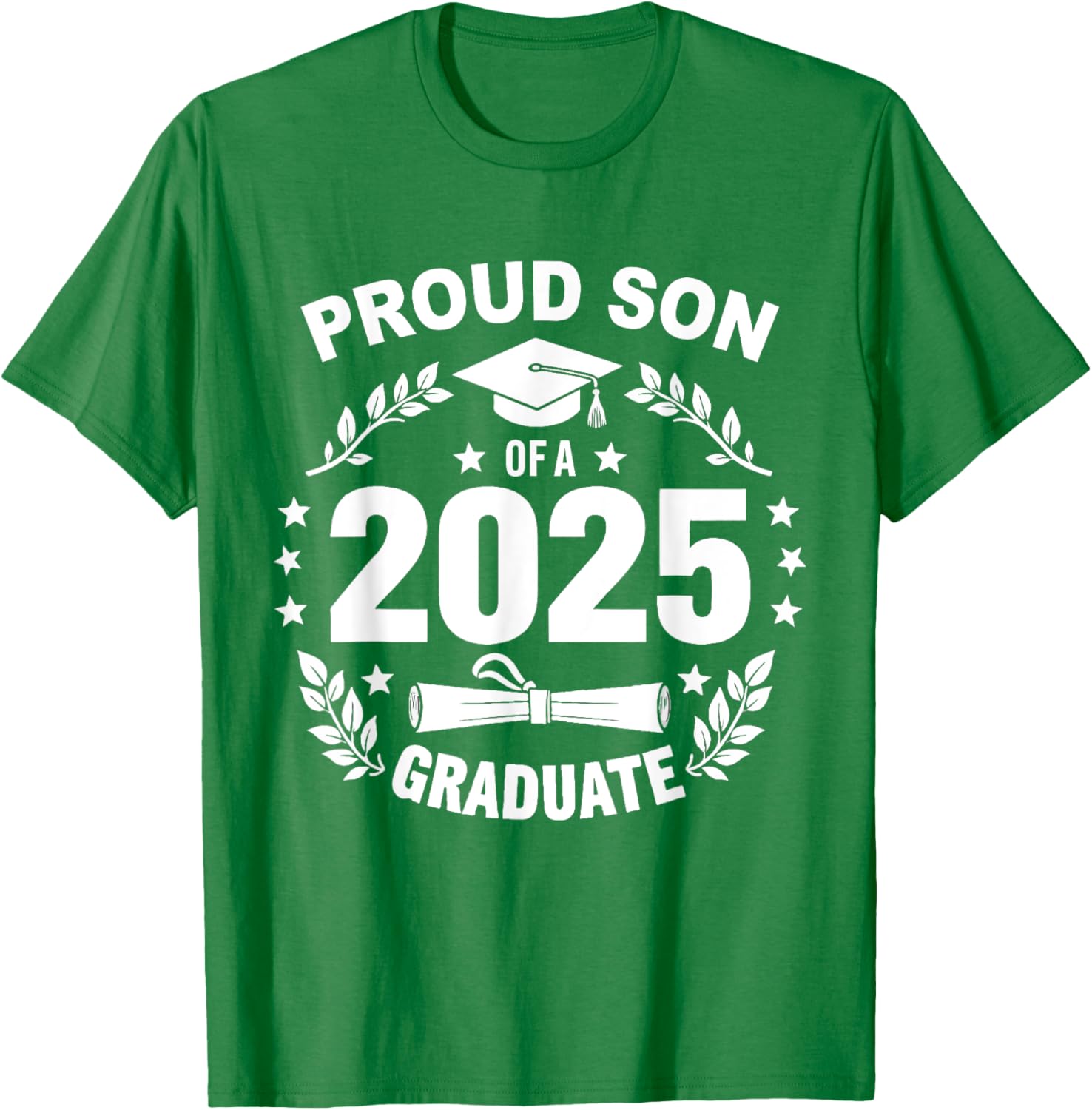 Proud Son of a 2025 Graduate T-Shirt for Class of 2025 Celebration - 12