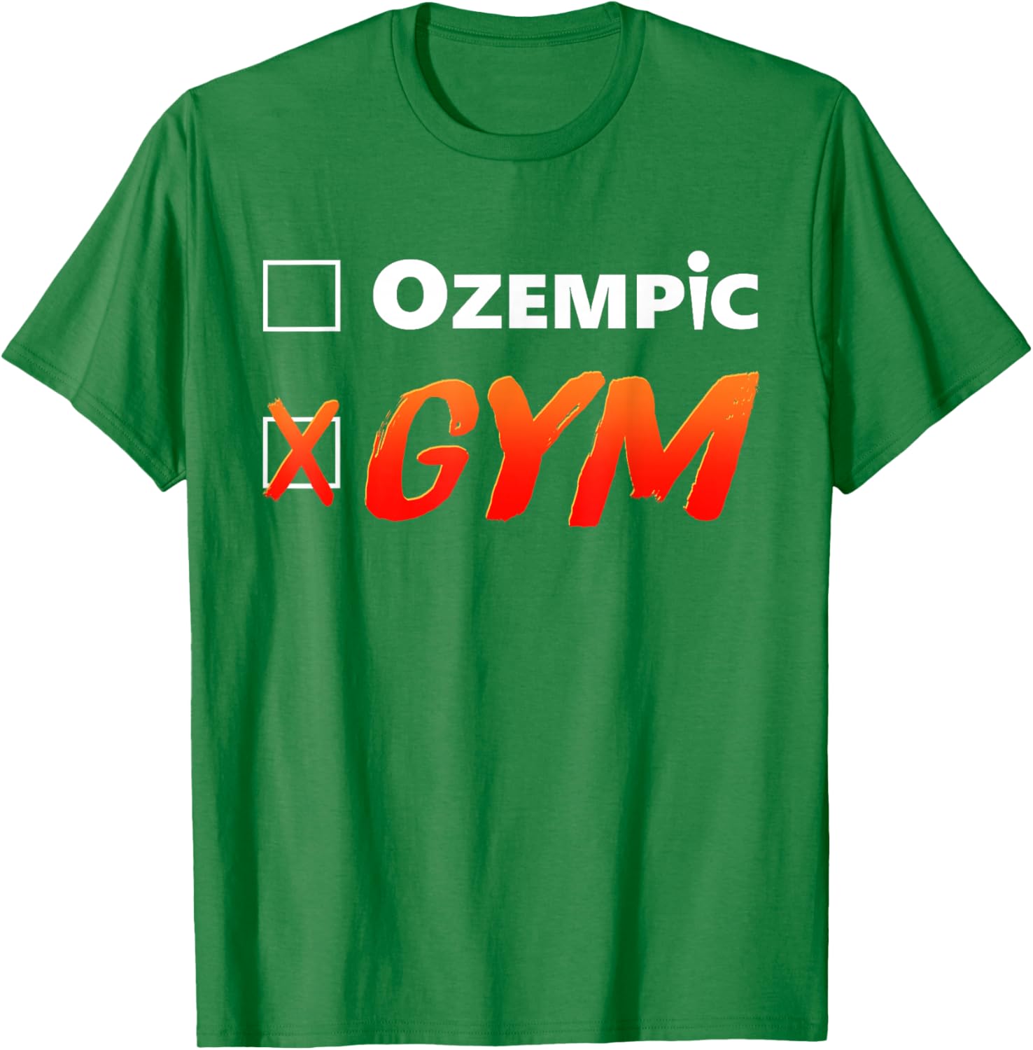 Funny Ozempic Gym T-Shirt for Fitness Lovers - Unique Design Apparel - 22