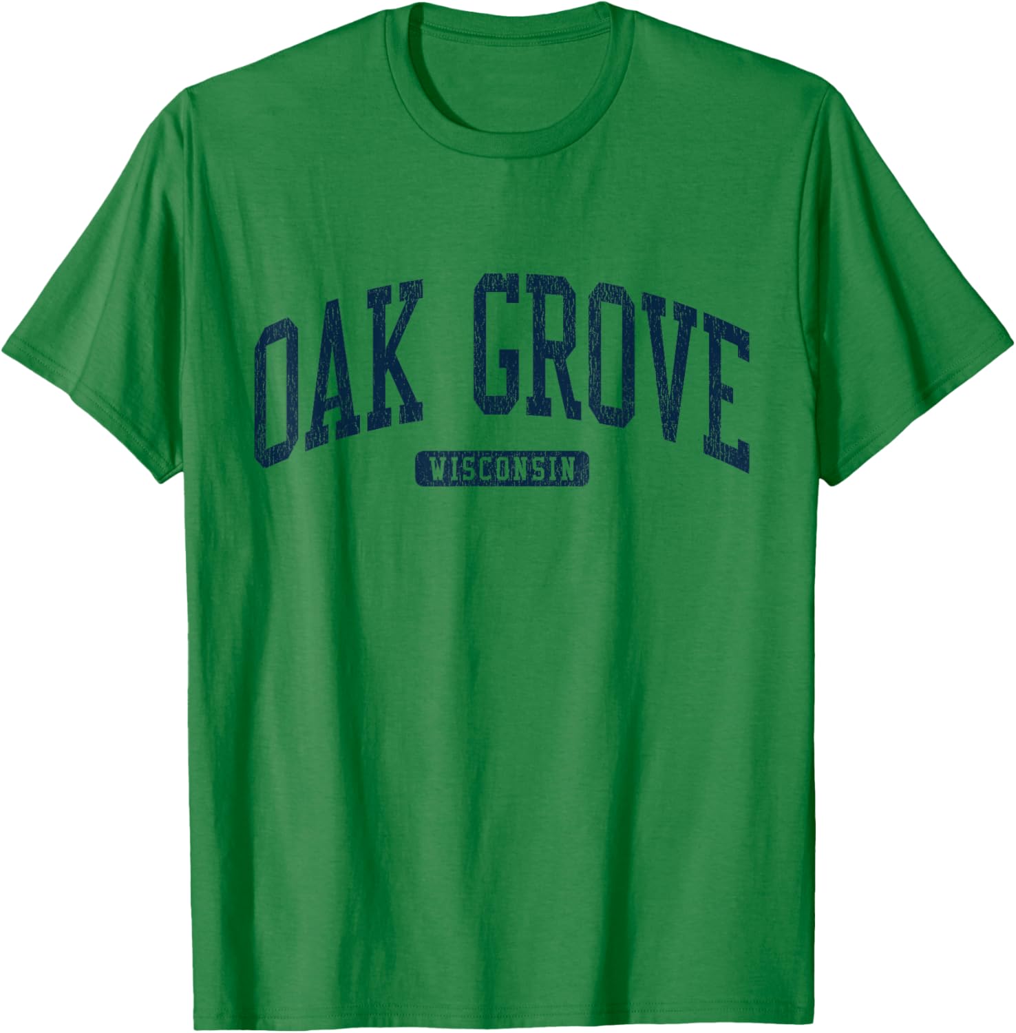 Oak Grove Wisconsin College Style Blue T-Shirt for Students and Alumni - 13