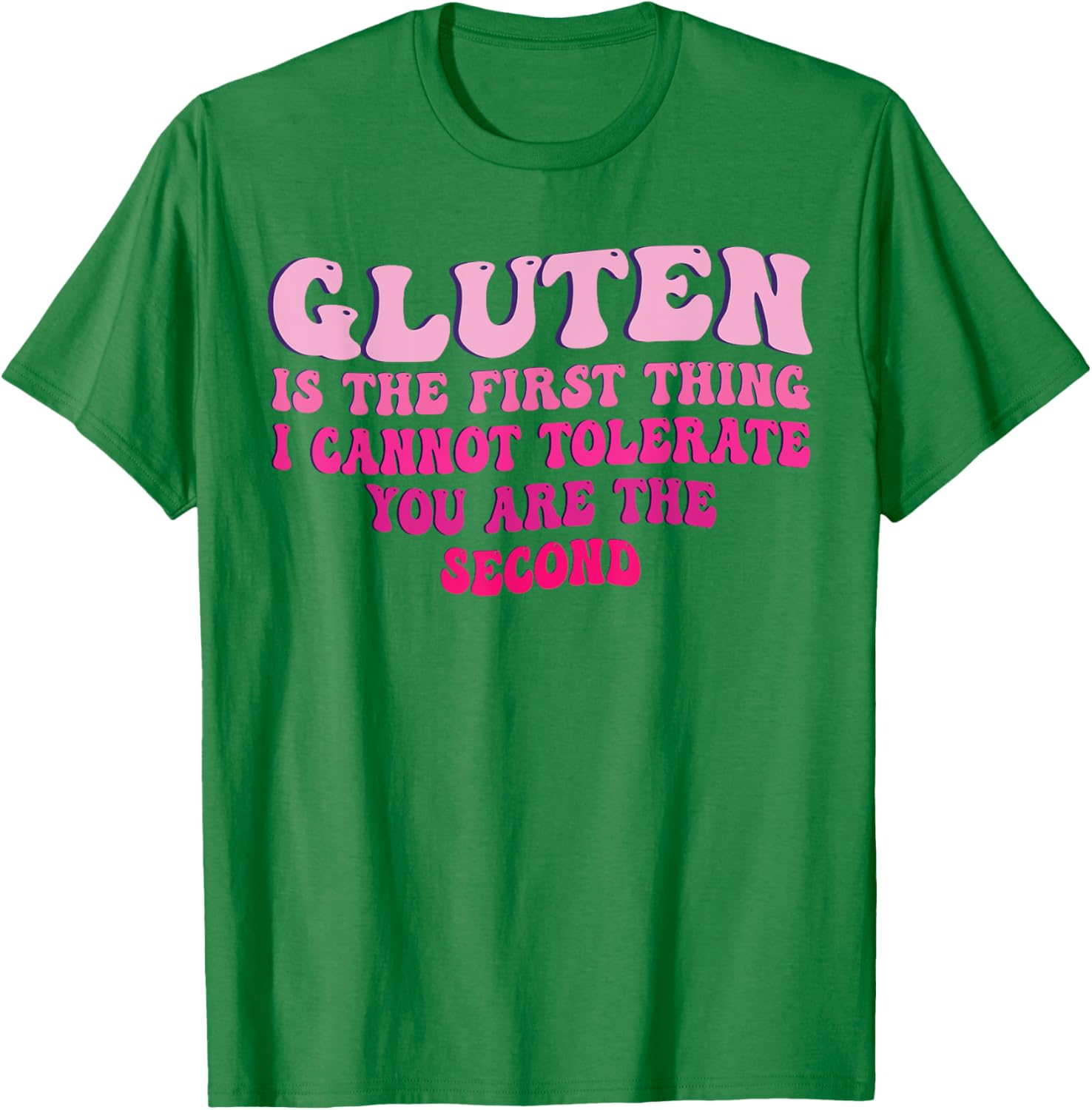 Funny Gluten Intolerance T-Shirt for Sarcastic Food Lovers - 2