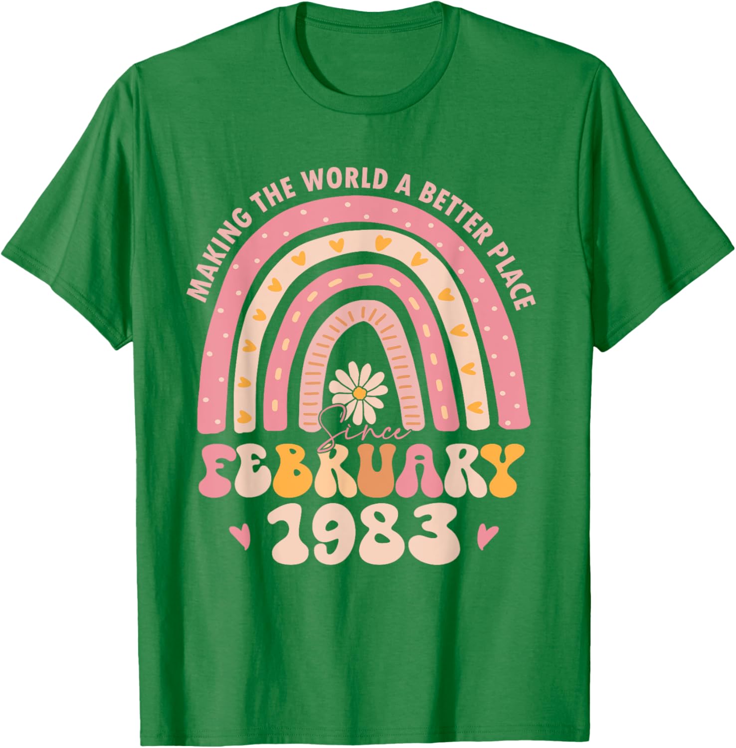 Retro 42nd Birthday T-Shirt for Women - Turning 42 February 1983 Outfit - 2