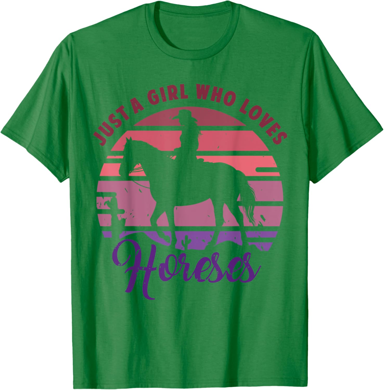 Just A Girl Who Loves Horses T-Shirt for Girls Who Love Horseback Riding - 29