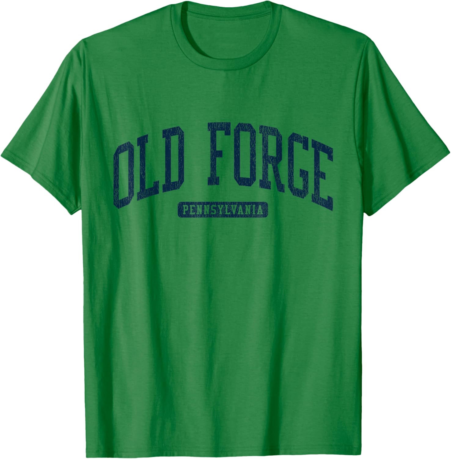 Old Forge PA College Style Blue T-Shirt for Students and Alumni - 1