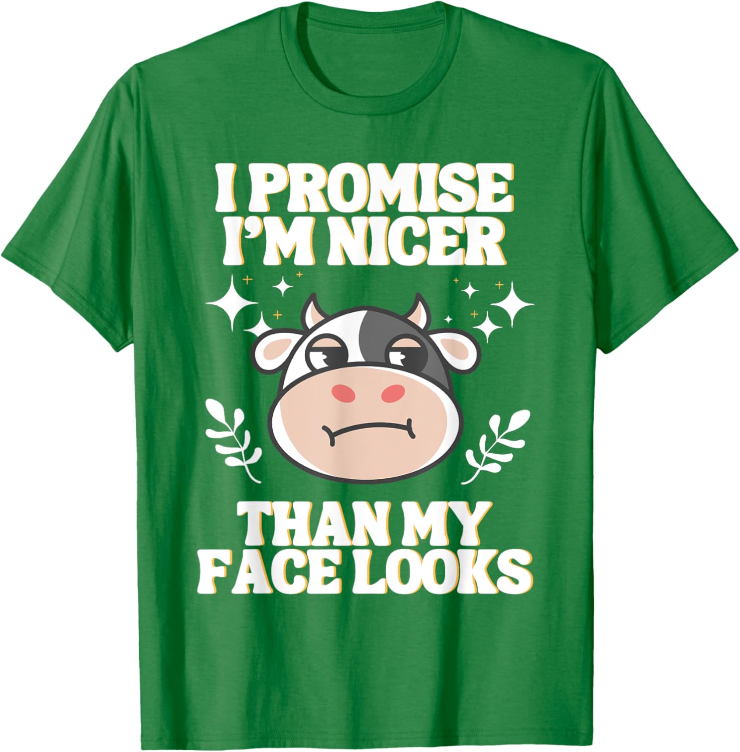 I Promise I'm Nicer Than My Face Looks Funny RBF T-Shirt for Fun Style - 6