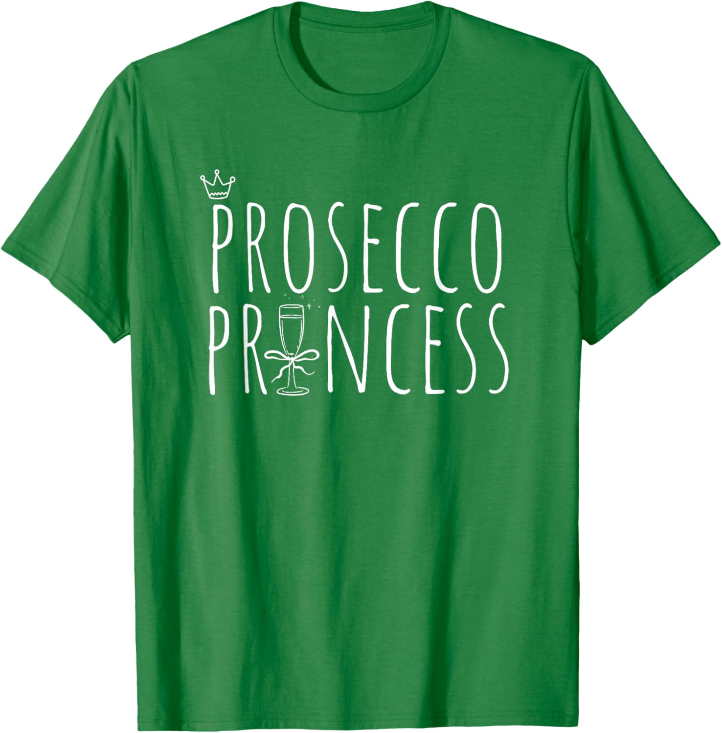 Prosecco Princess Cute Champagne T-Shirt for Fun Wine Lovers - 7