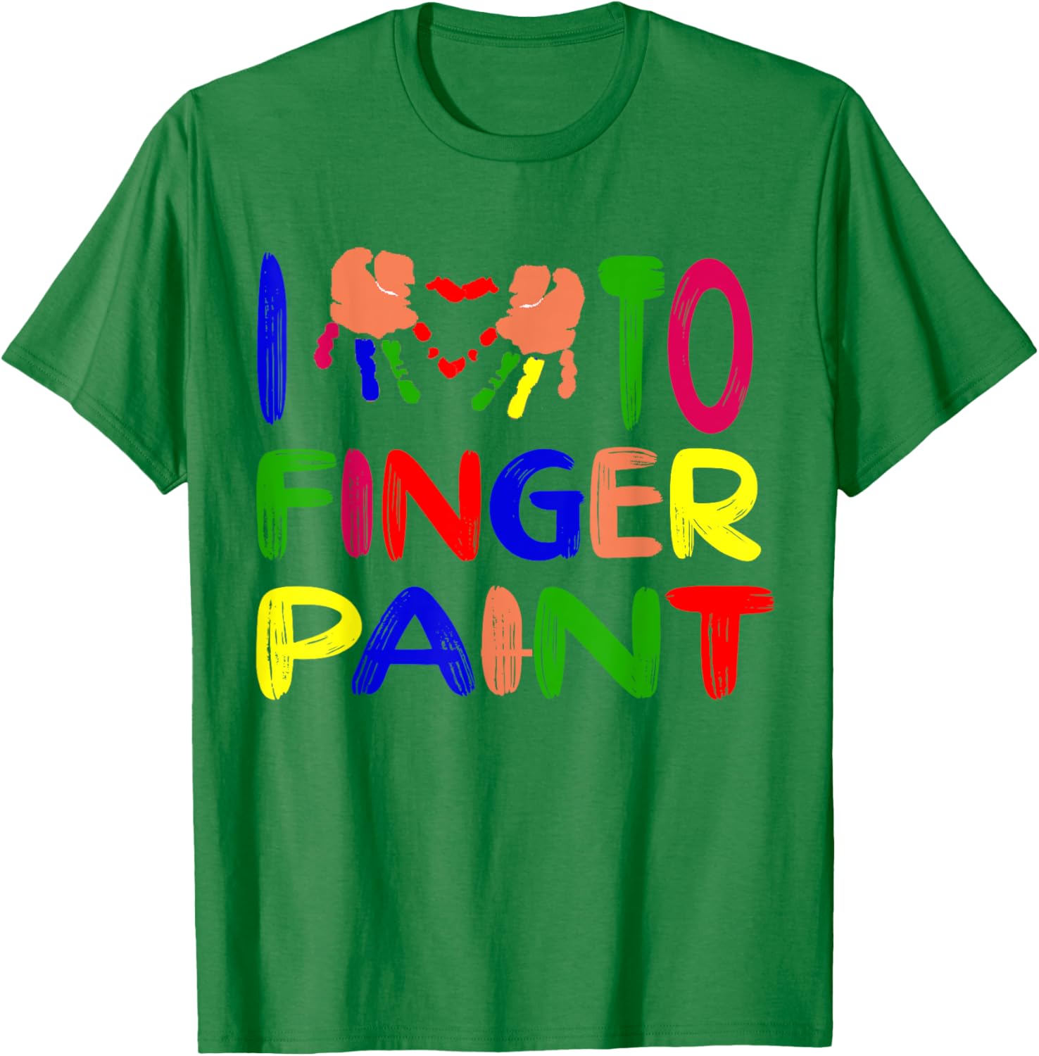 Cute Couple Valentine T-Shirt I Heart Love to Finger Paint Gift - 1