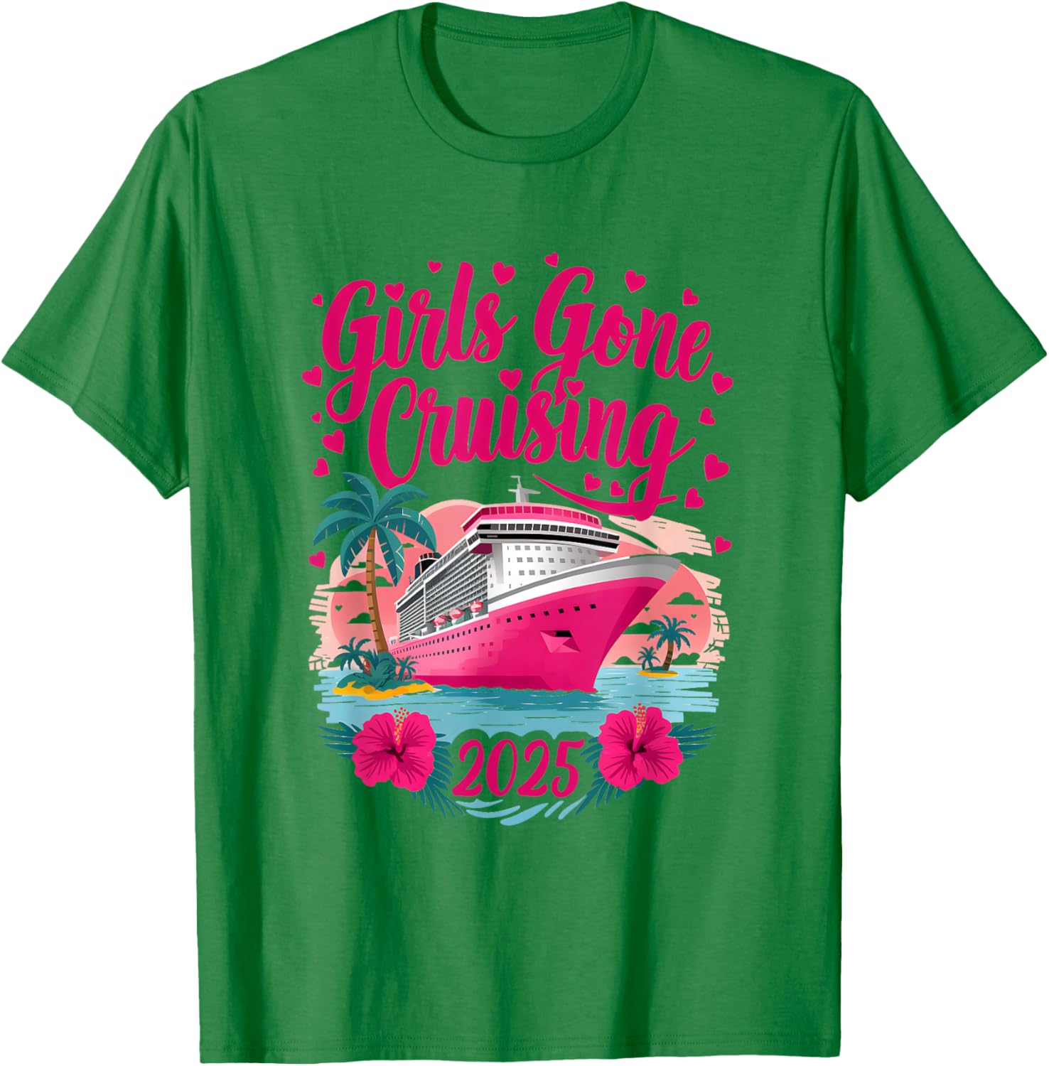 Girls Gone Cruising 2025 Fun Women Cruise T-Shirt for Best Friends - 4