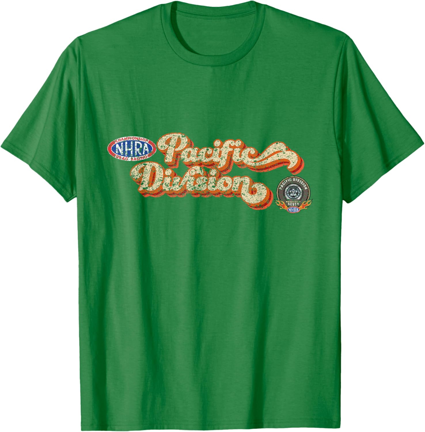 NHRA Pacific Division Vintage T-Shirt for Racing Enthusiasts and Fans - 5