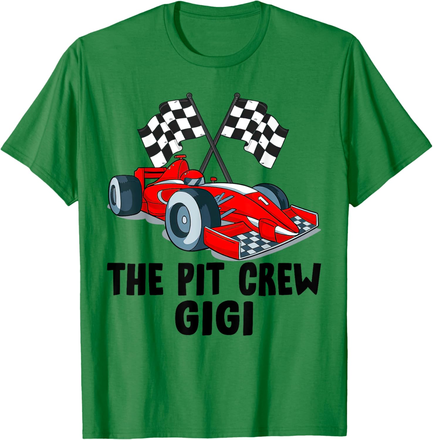 Gigi Pit Crew Race Car Birthday Party Family T-Shirt for Racing Fans - 2