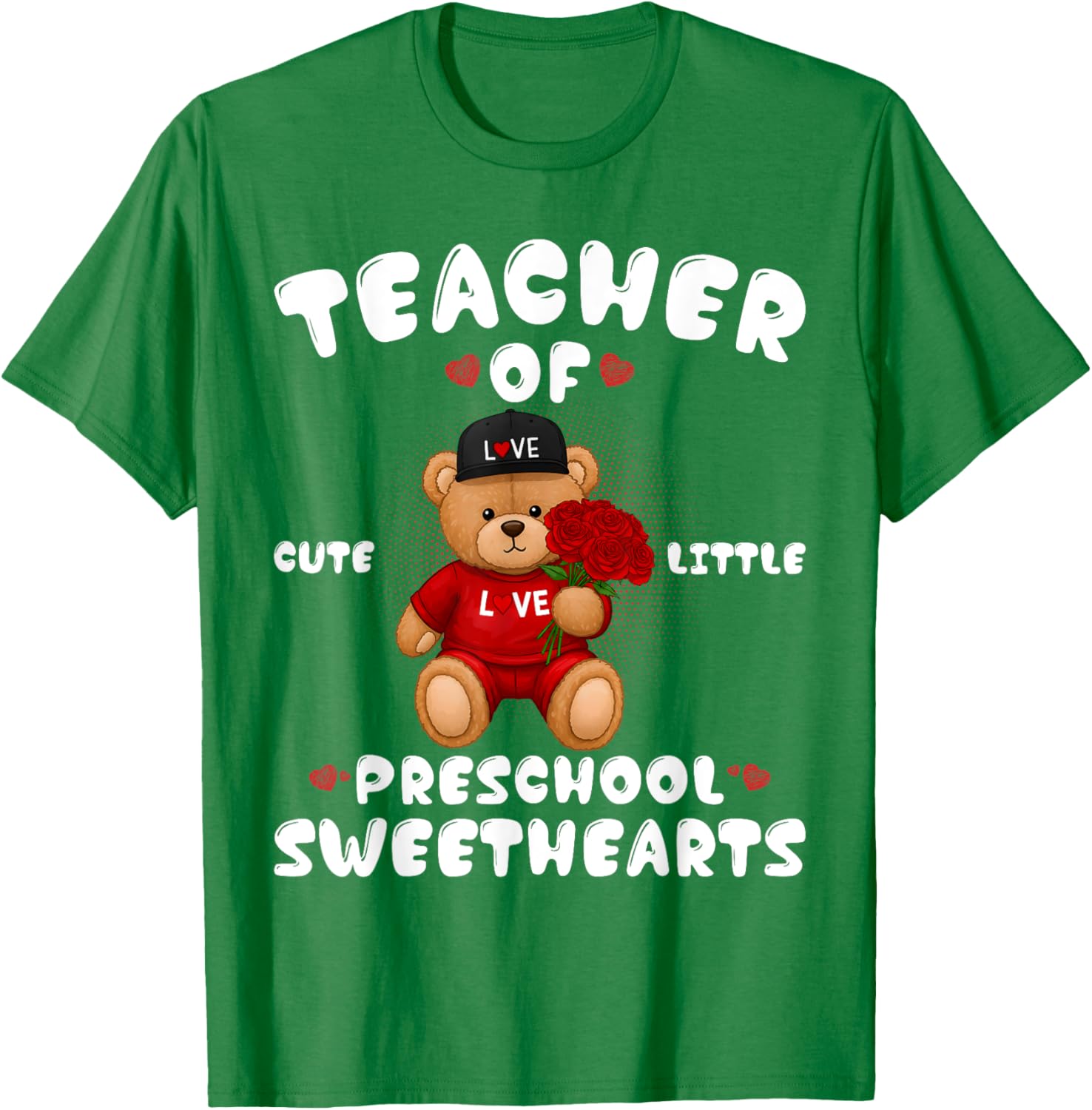 Cute Valentine's Day T-Shirt for Preschool Teachers in Love - 19