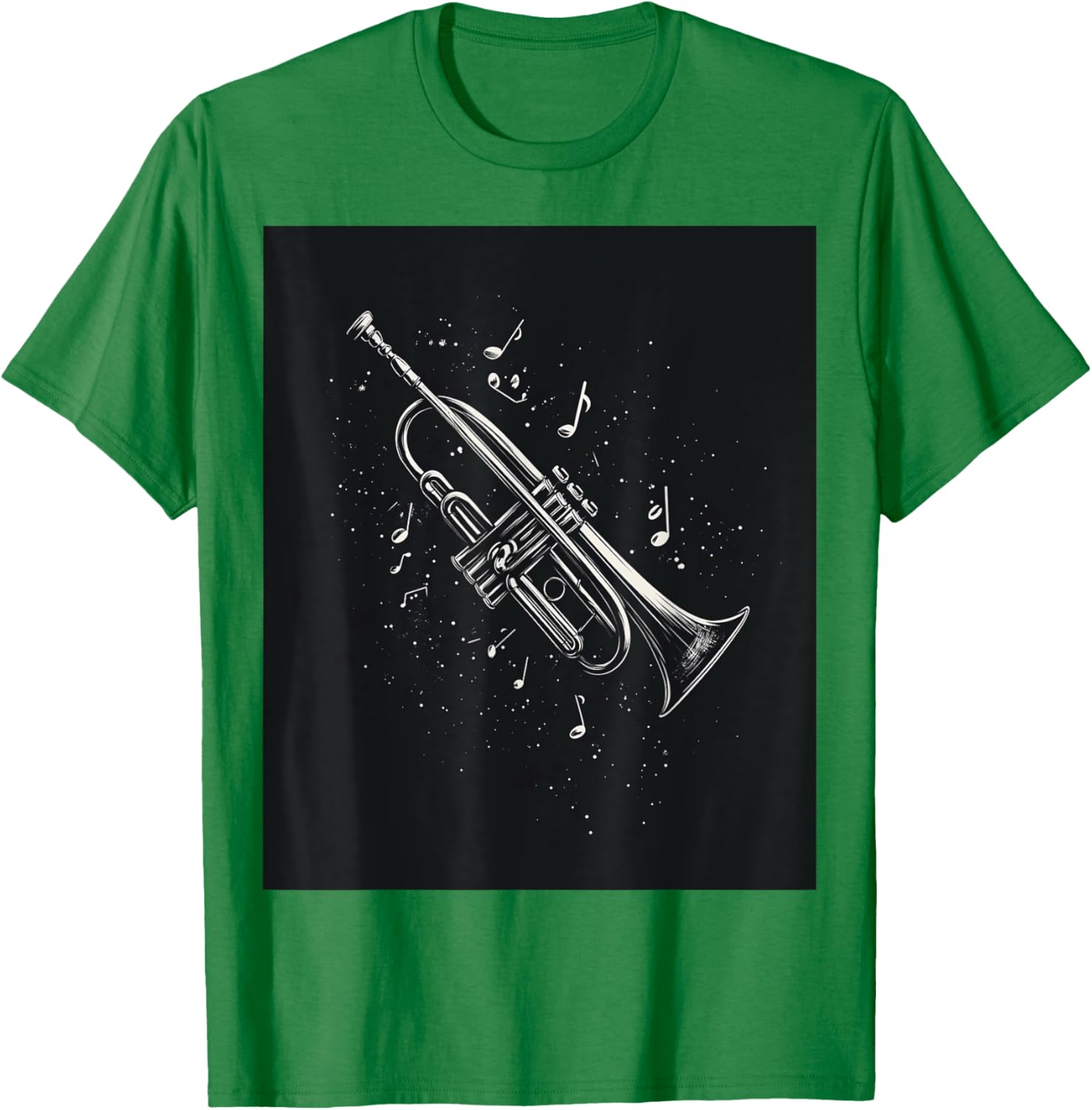 Jazz Enthusiast Trumpet Notes T-Shirt for Music Lovers and Musicians - 8