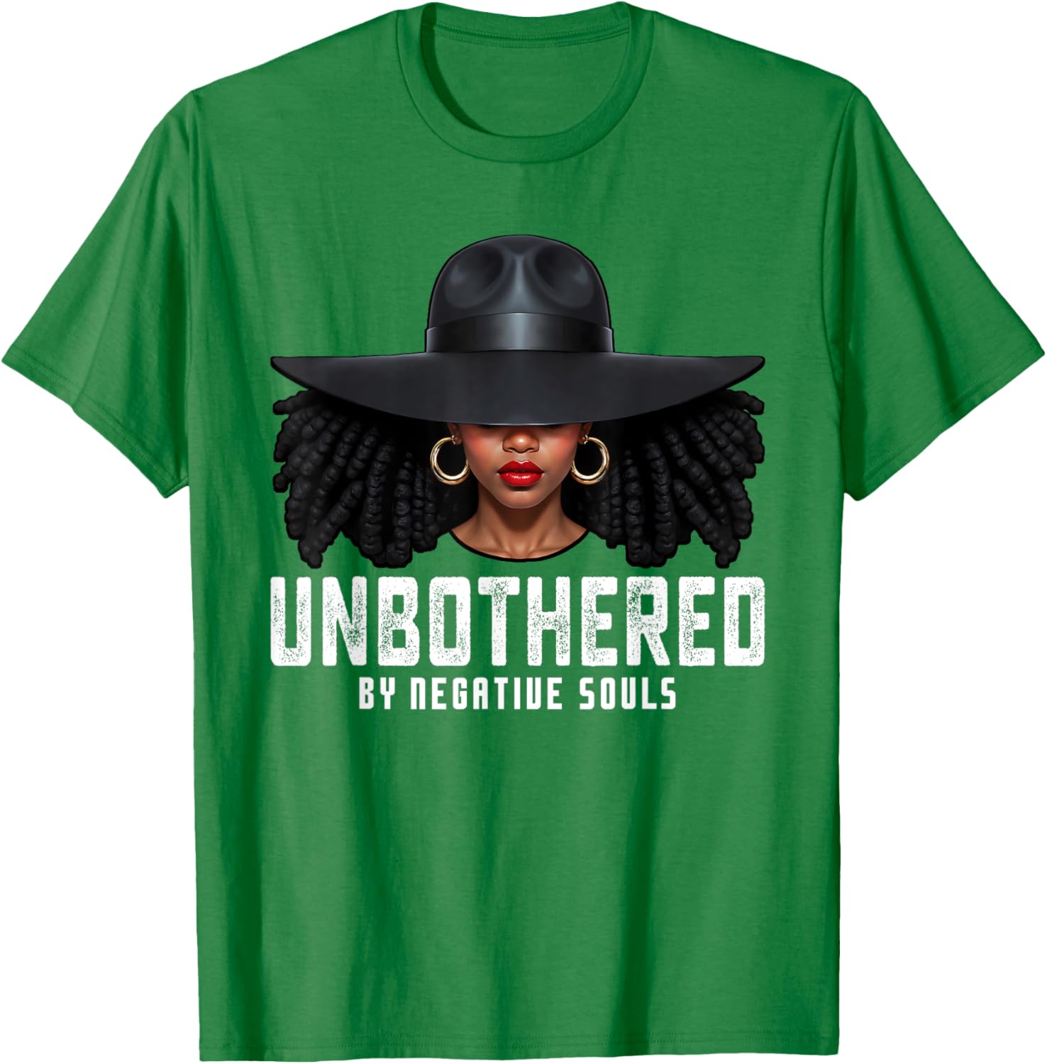 Unbothered Sassy Black Queen T-Shirt for African American Women and Girls - 18