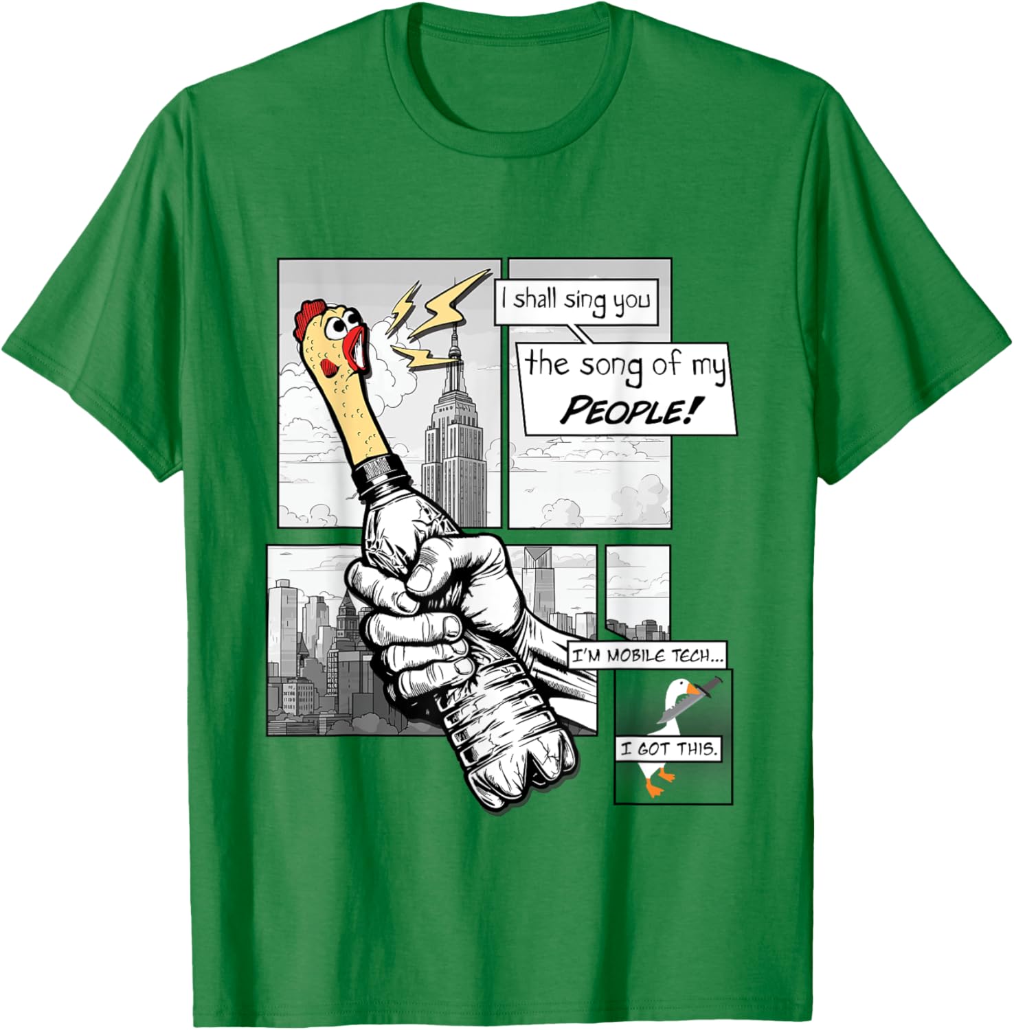 The Song of My People 2025 Mobile Tech T-Shirt for Trendy Comfort - 1