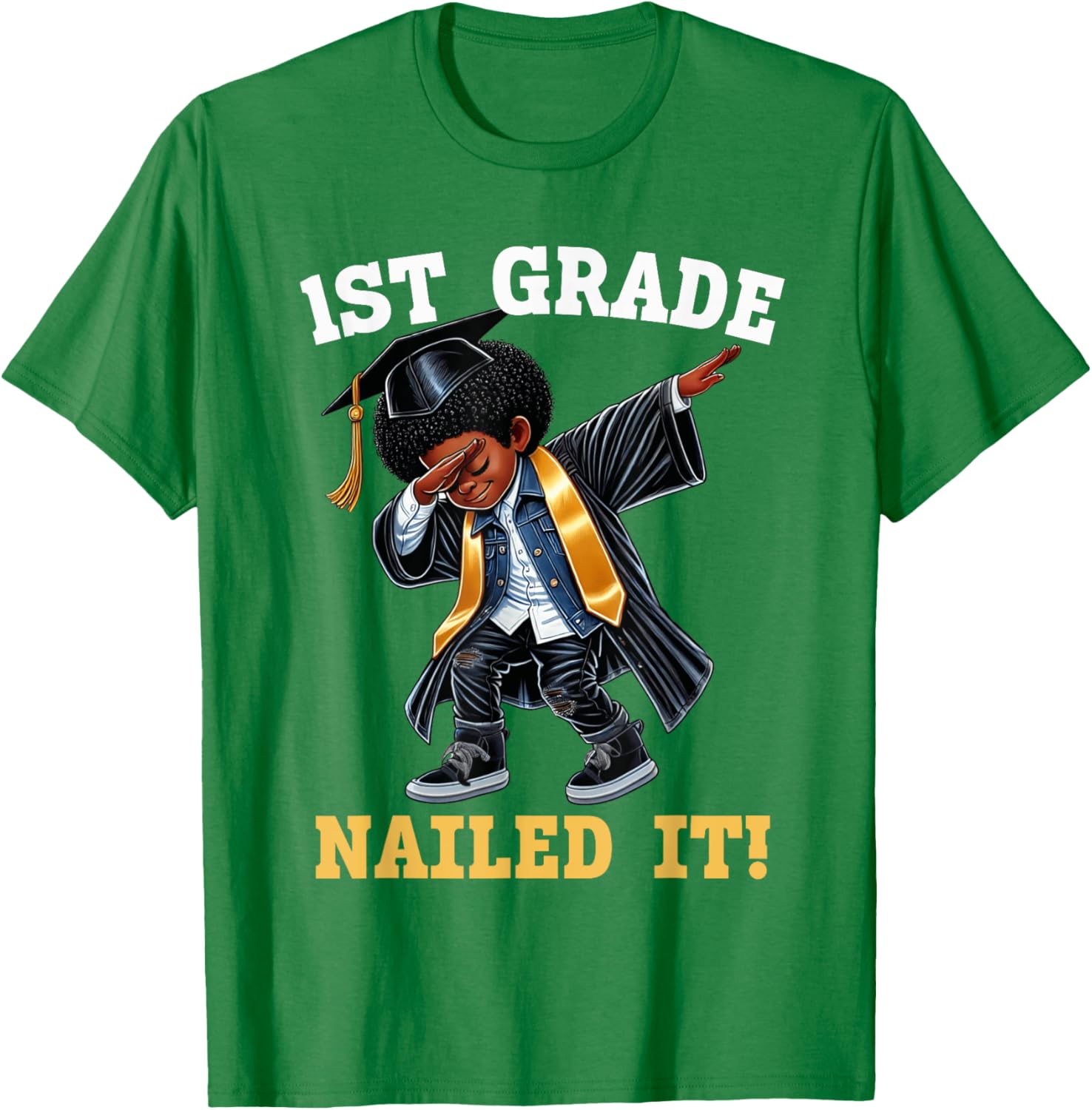 Dabbing Graduation Boys 1st Grade T-Shirt Class of 2025 Fun Apparel - 4