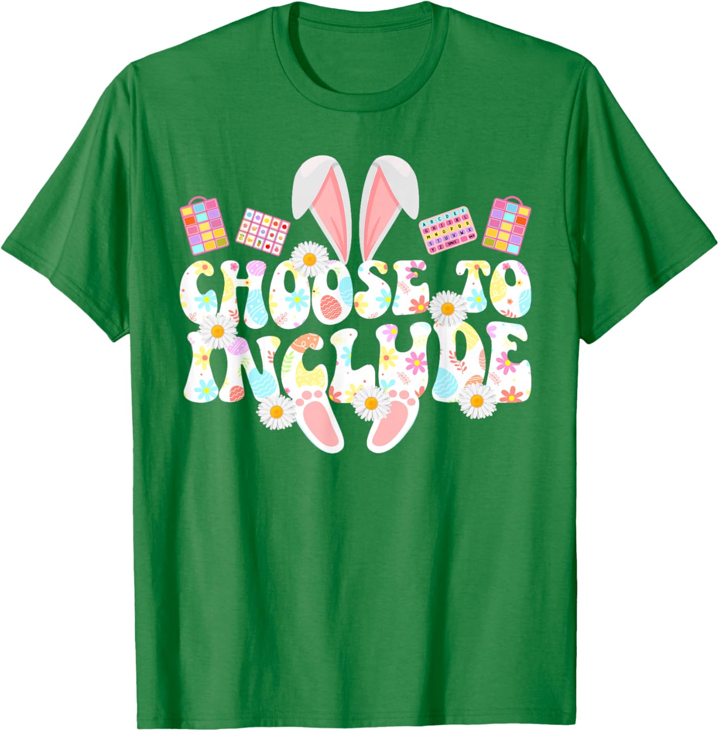 Groovy Easter Bunny Special Education Teacher T-Shirt for SPED Lovers - 4