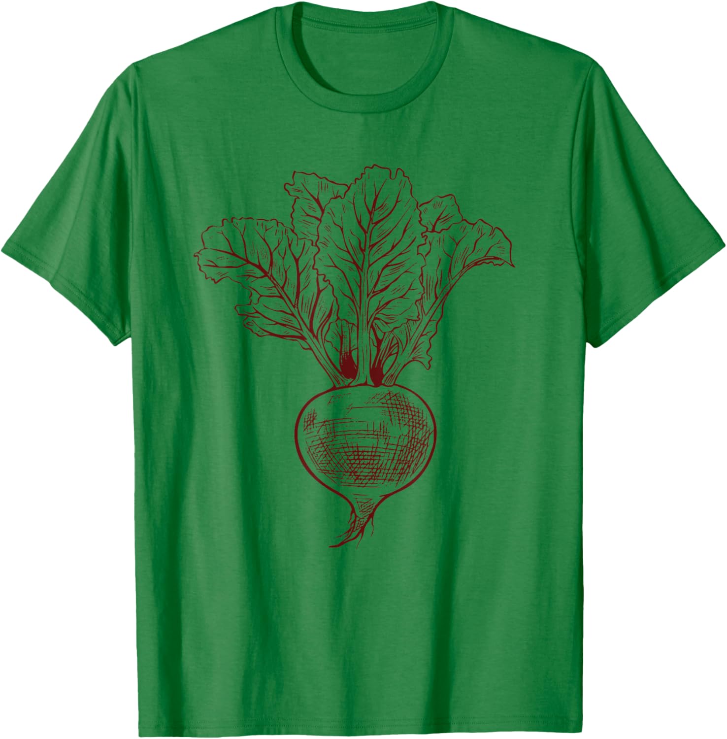 Vintage Beetroot Vegan T-Shirt for Vegetable Lovers and Retro Style Fans - 1