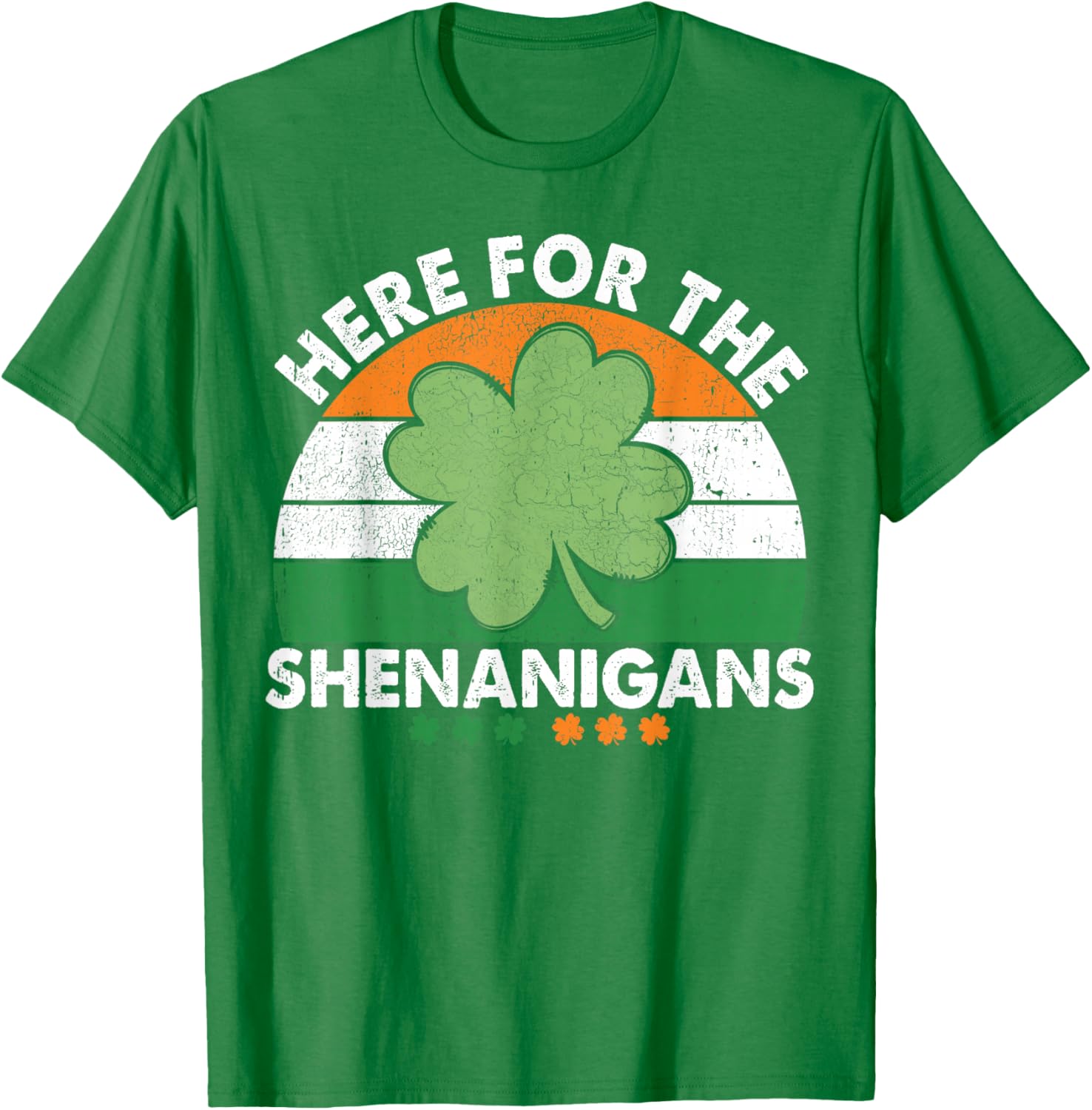 Here For The Shenanigans St Patricks Day T-Shirt Fun Irish Apparel - 19